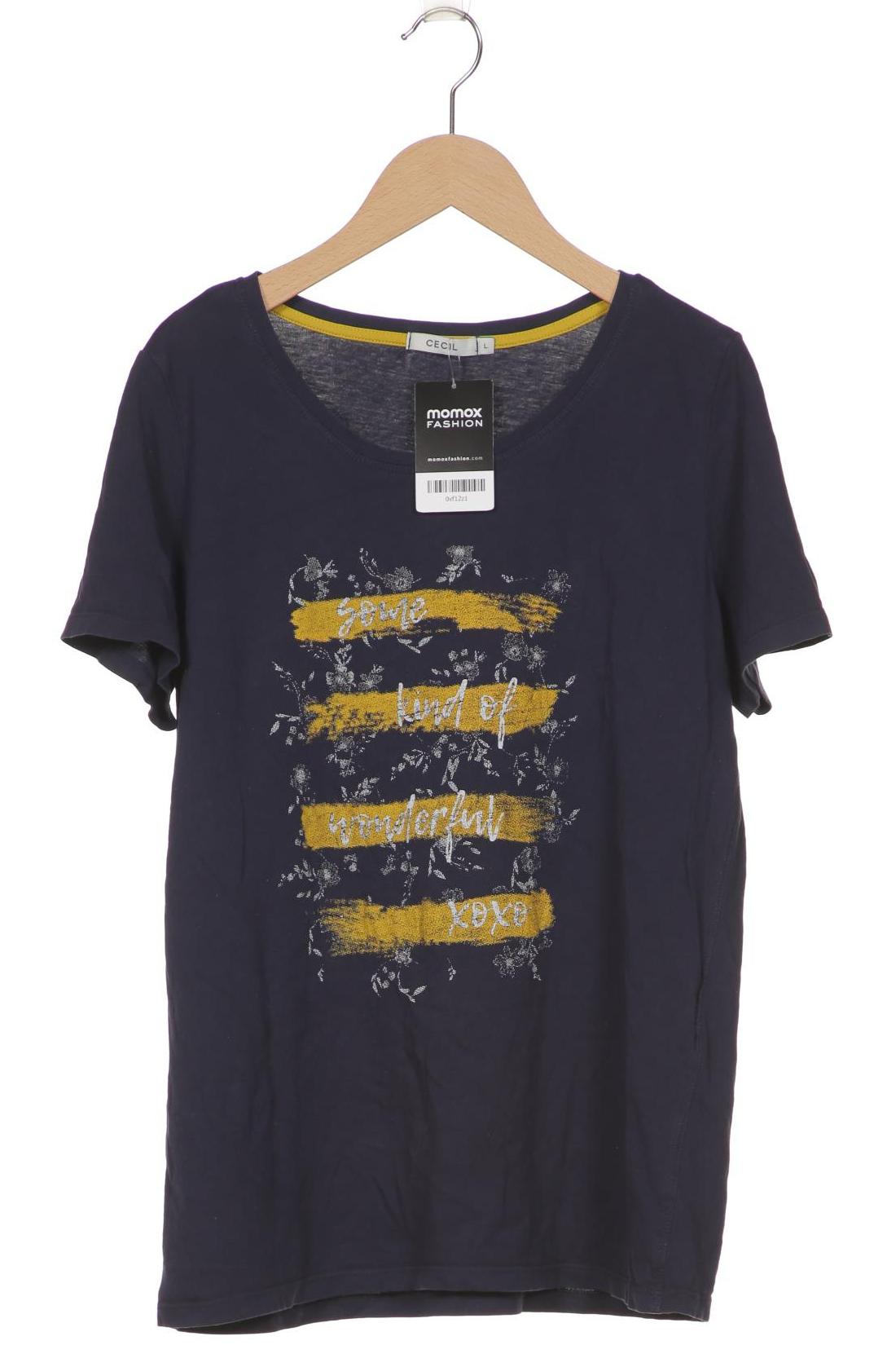 

Cecil Damen T-Shirt, marineblau, Gr. 42