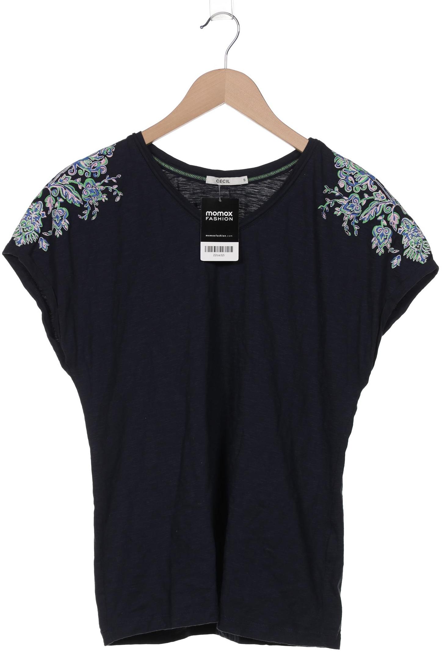 

Cecil Damen T-Shirt, marineblau, Gr. 36