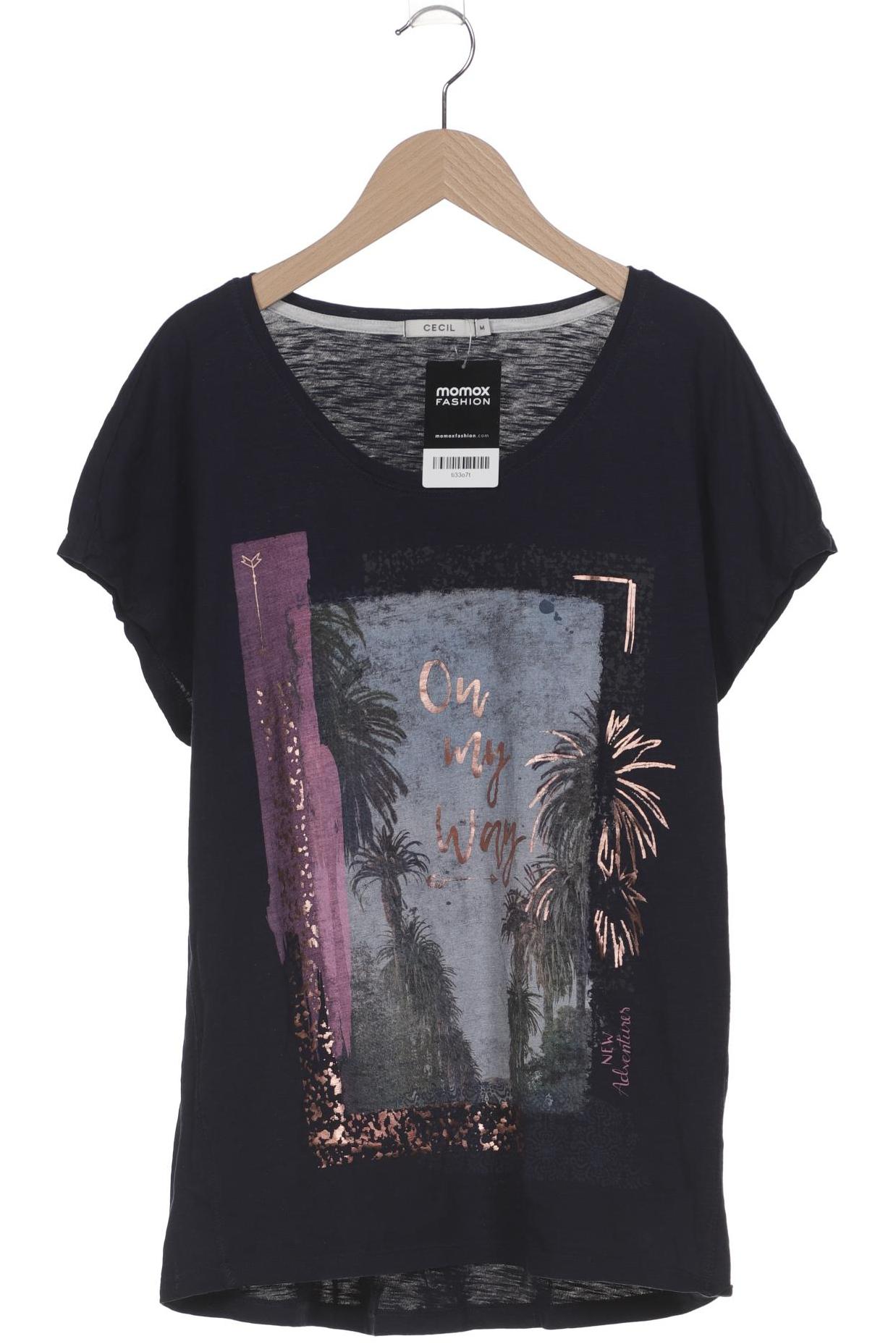 

Cecil Damen T-Shirt, marineblau, Gr. 38