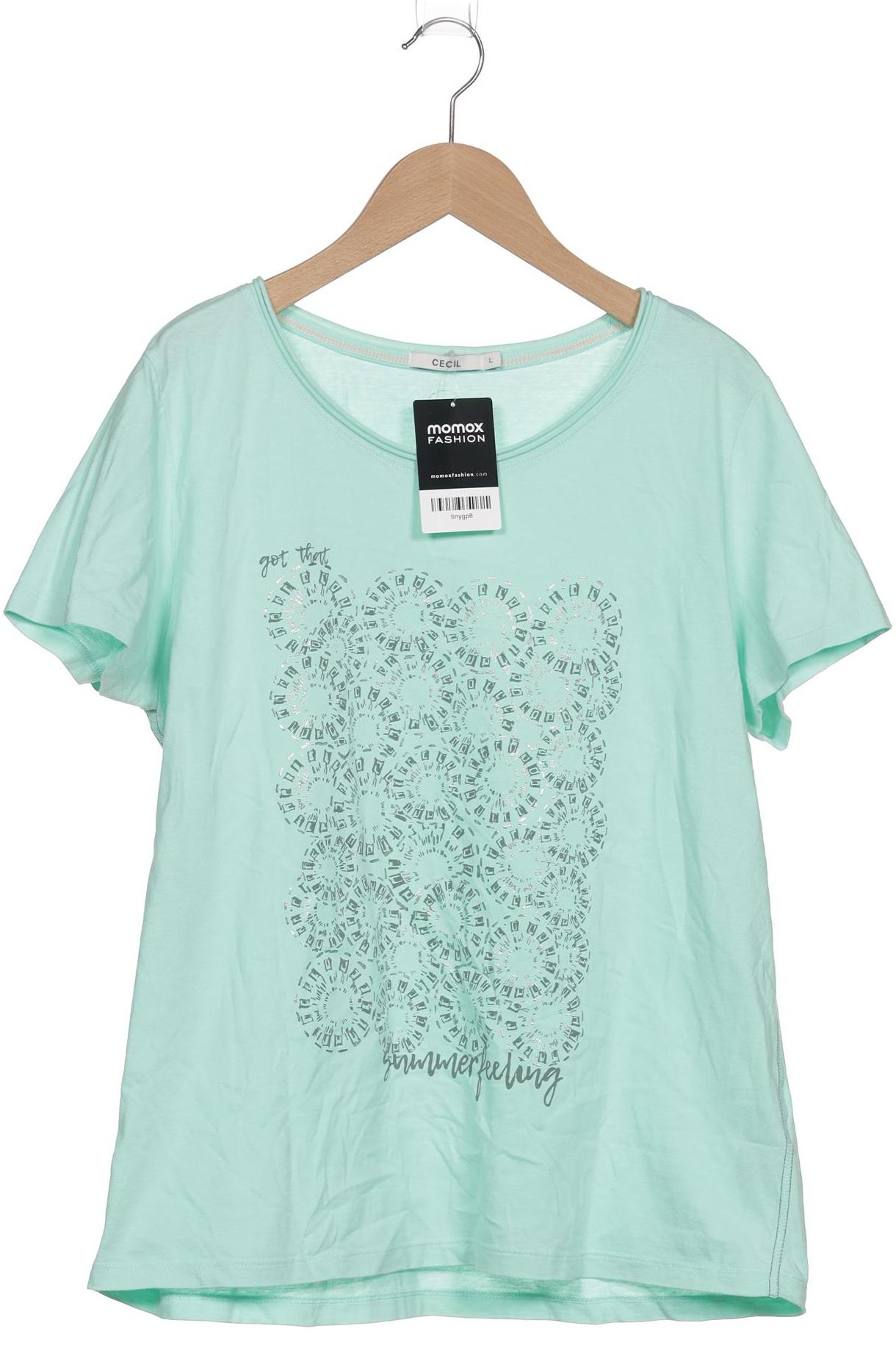 

Cecil Damen T-Shirt, türkis, Gr. 42