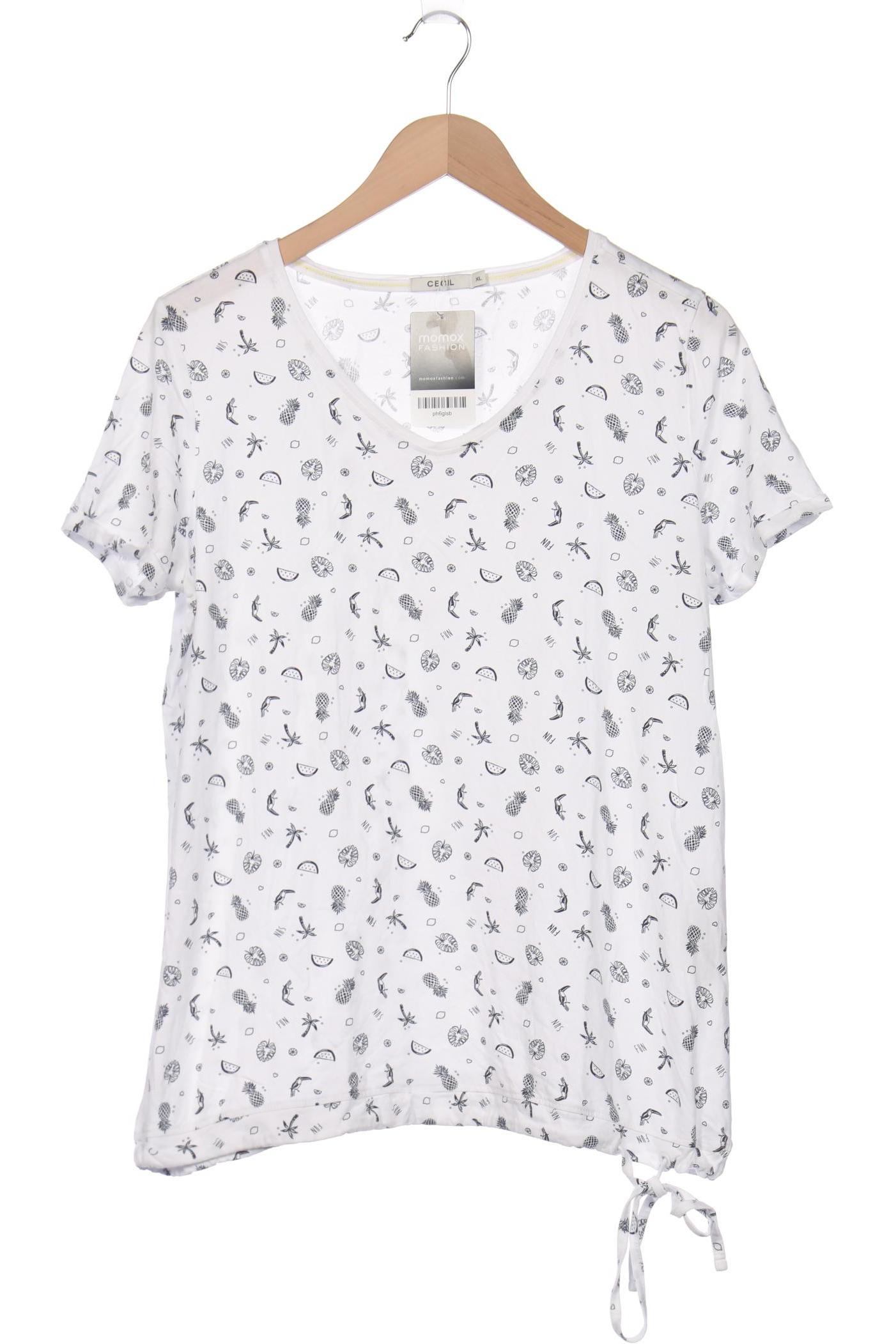

Cecil Damen T-Shirt, weiß, Gr. 44
