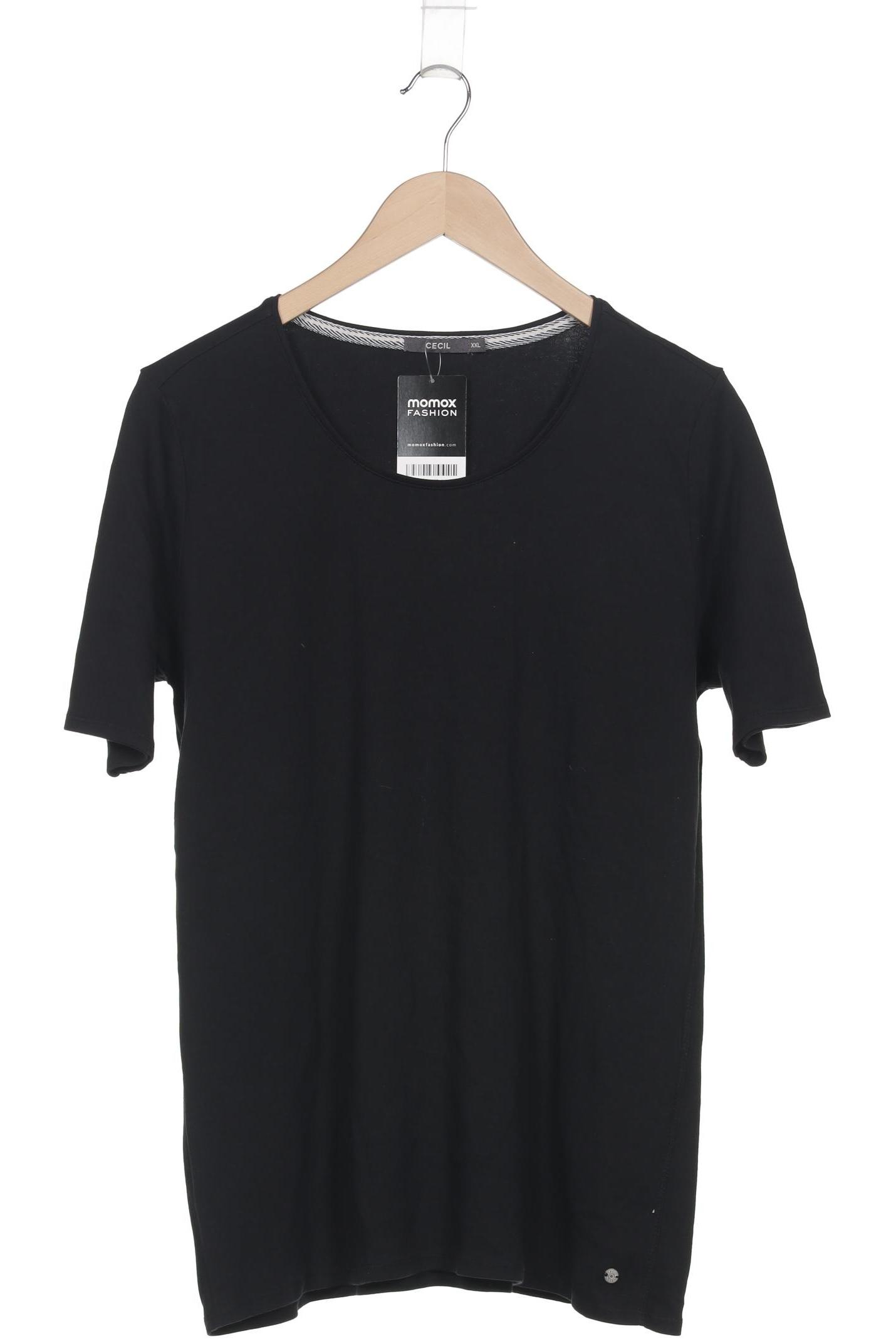 

Cecil Damen T-Shirt, schwarz, Gr. 46