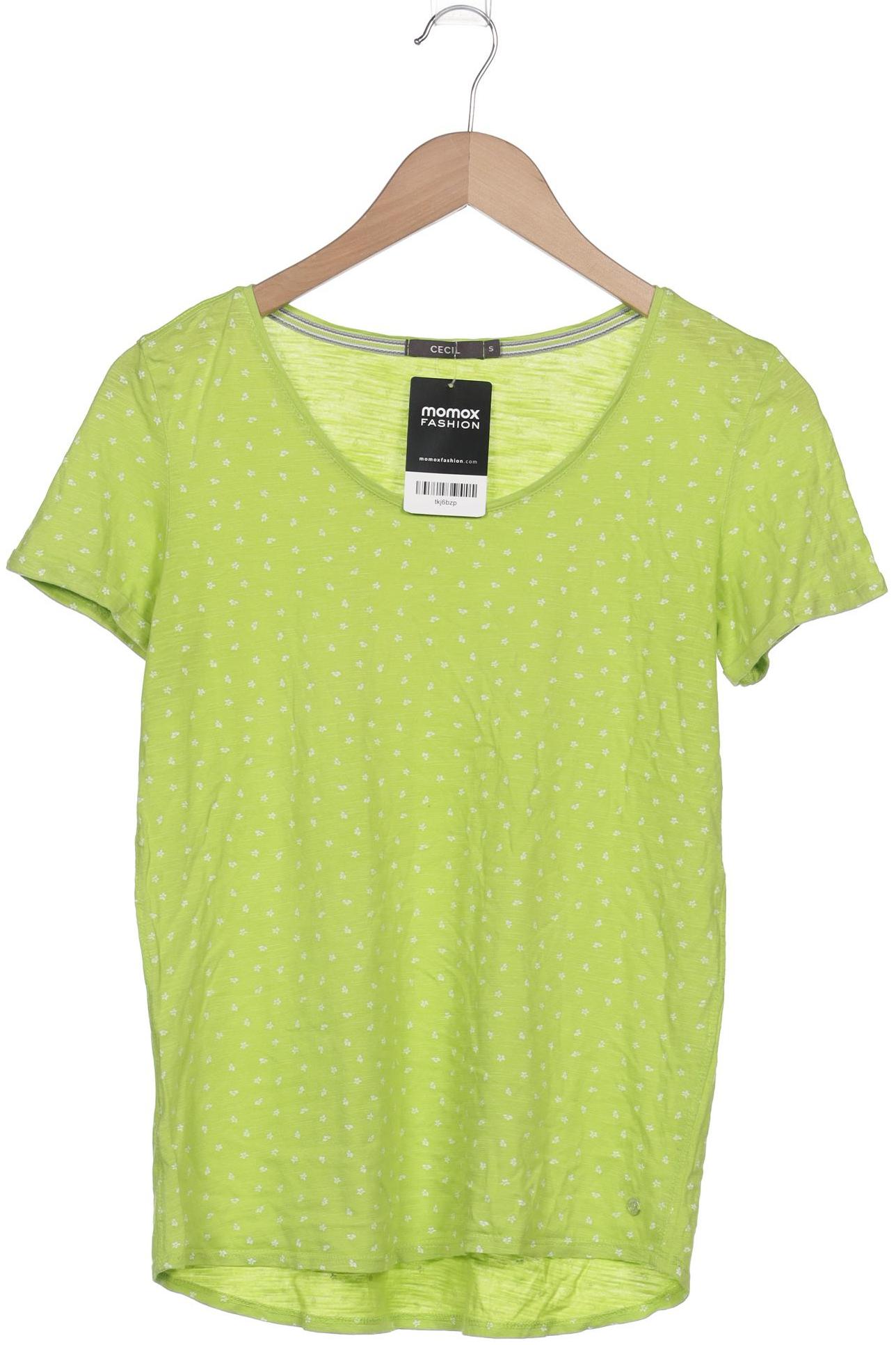

Cecil Damen T-Shirt, hellgrün, Gr. 36