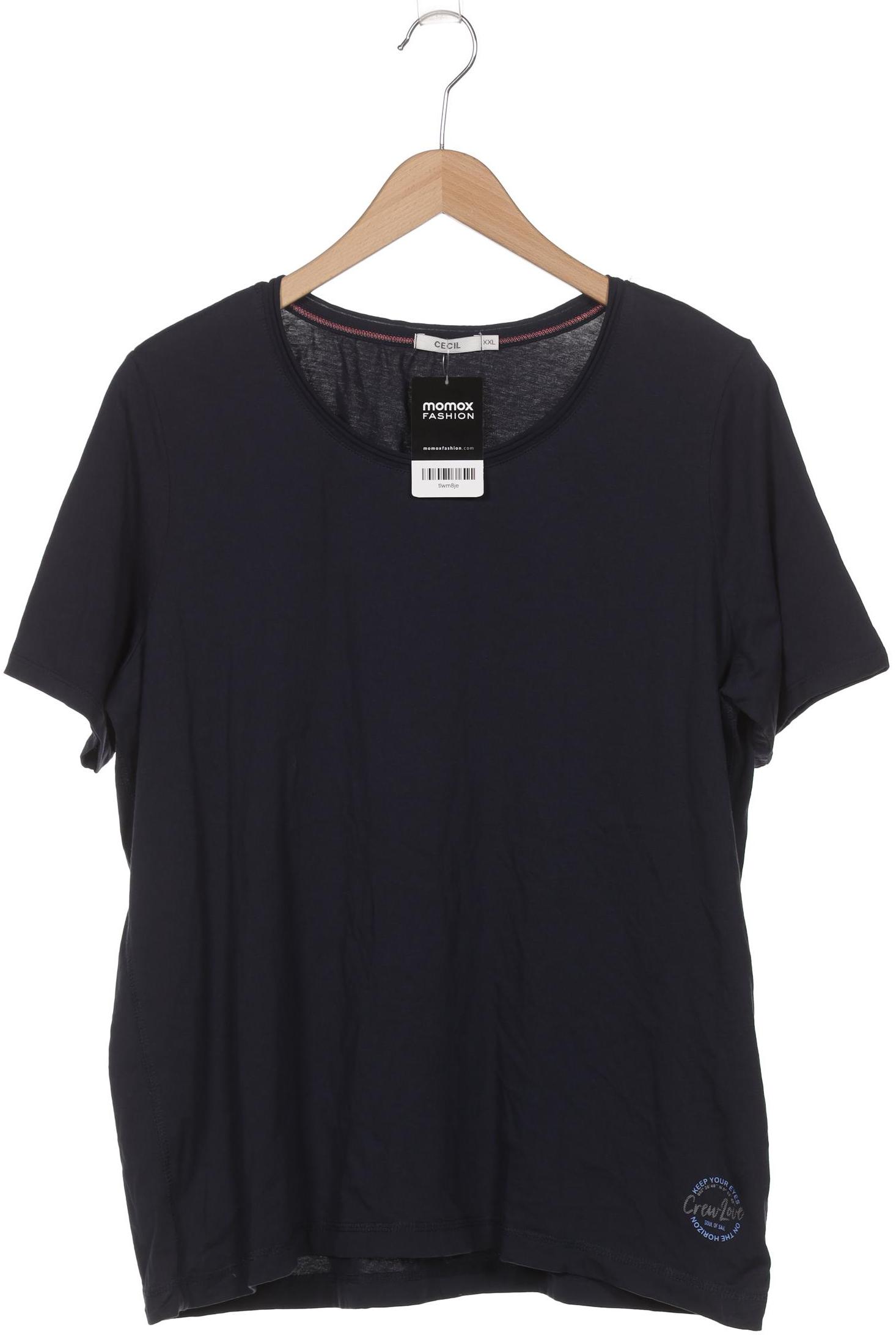 

Cecil Damen T-Shirt, marineblau, Gr. 46