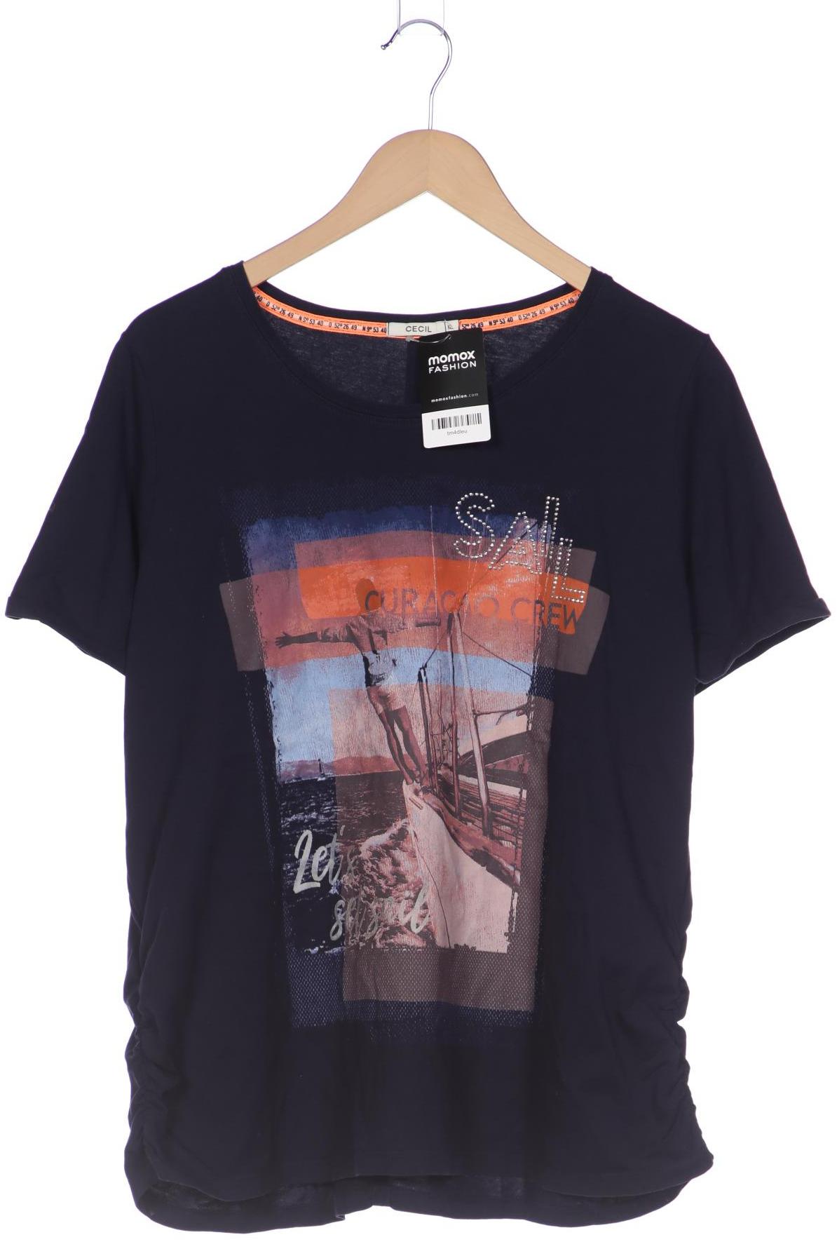 

Cecil Damen T-Shirt, marineblau, Gr. 44