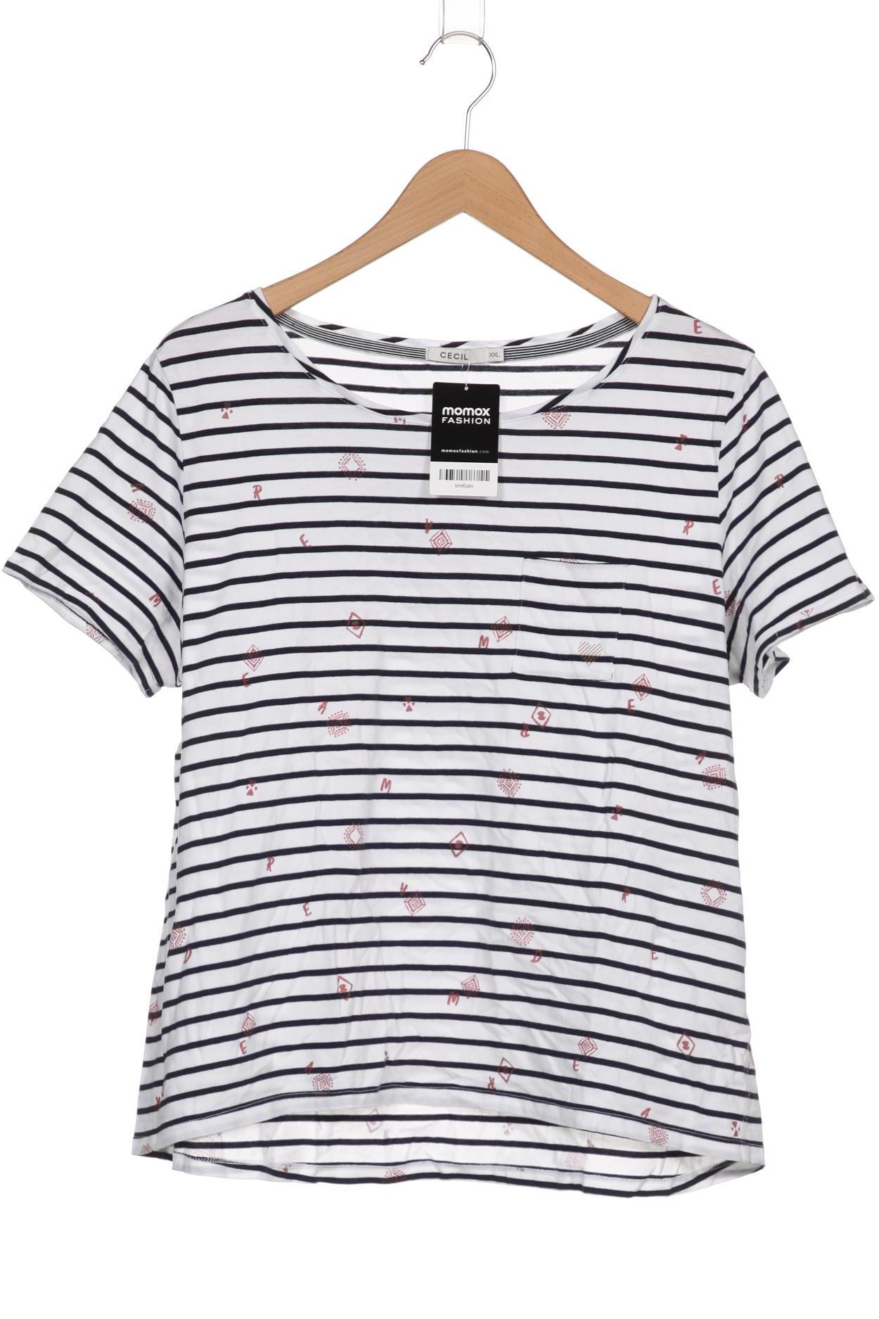 

CECIL Damen T-Shirt, weiß