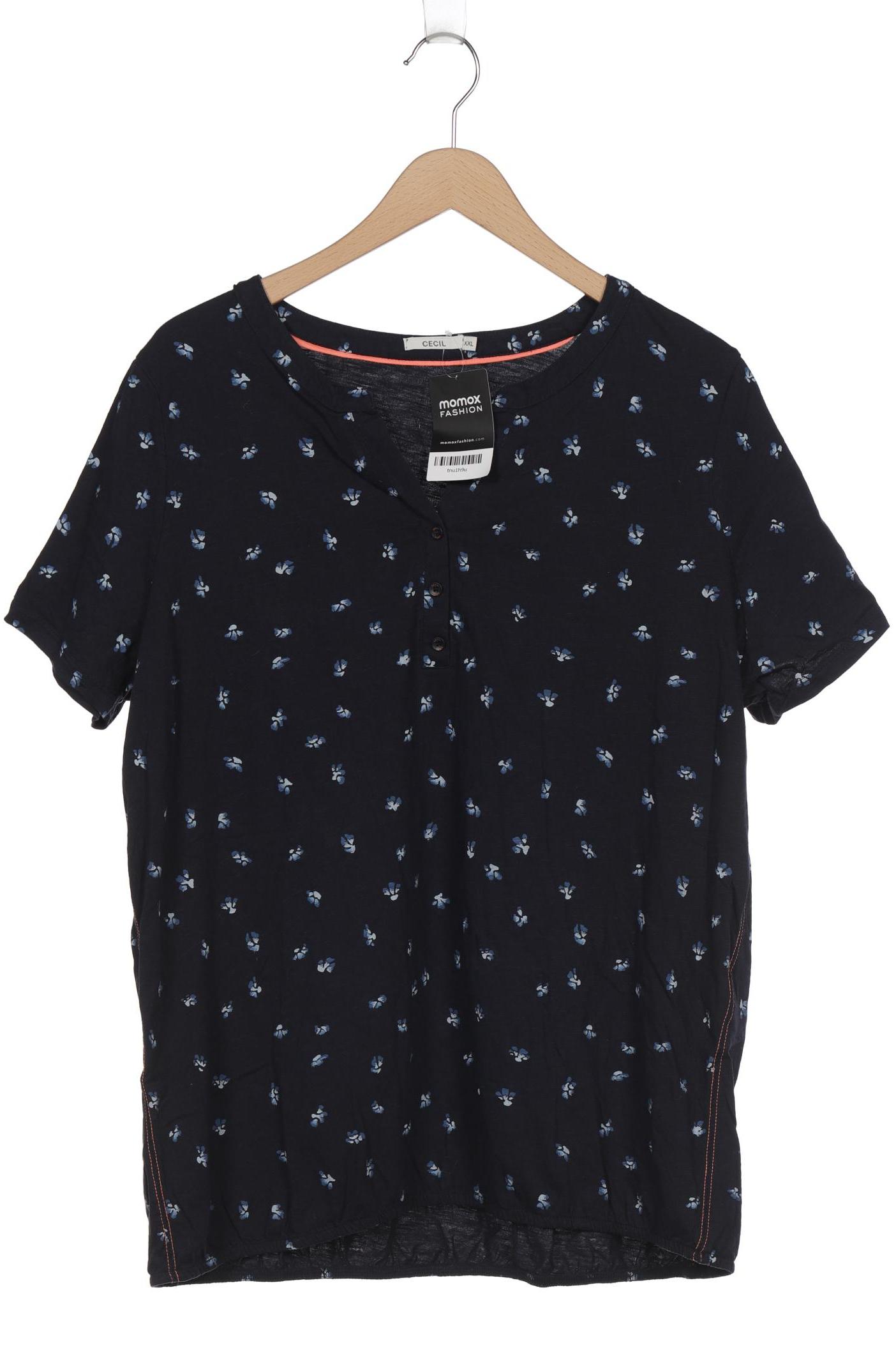 

Cecil Damen T-Shirt, marineblau, Gr. 46