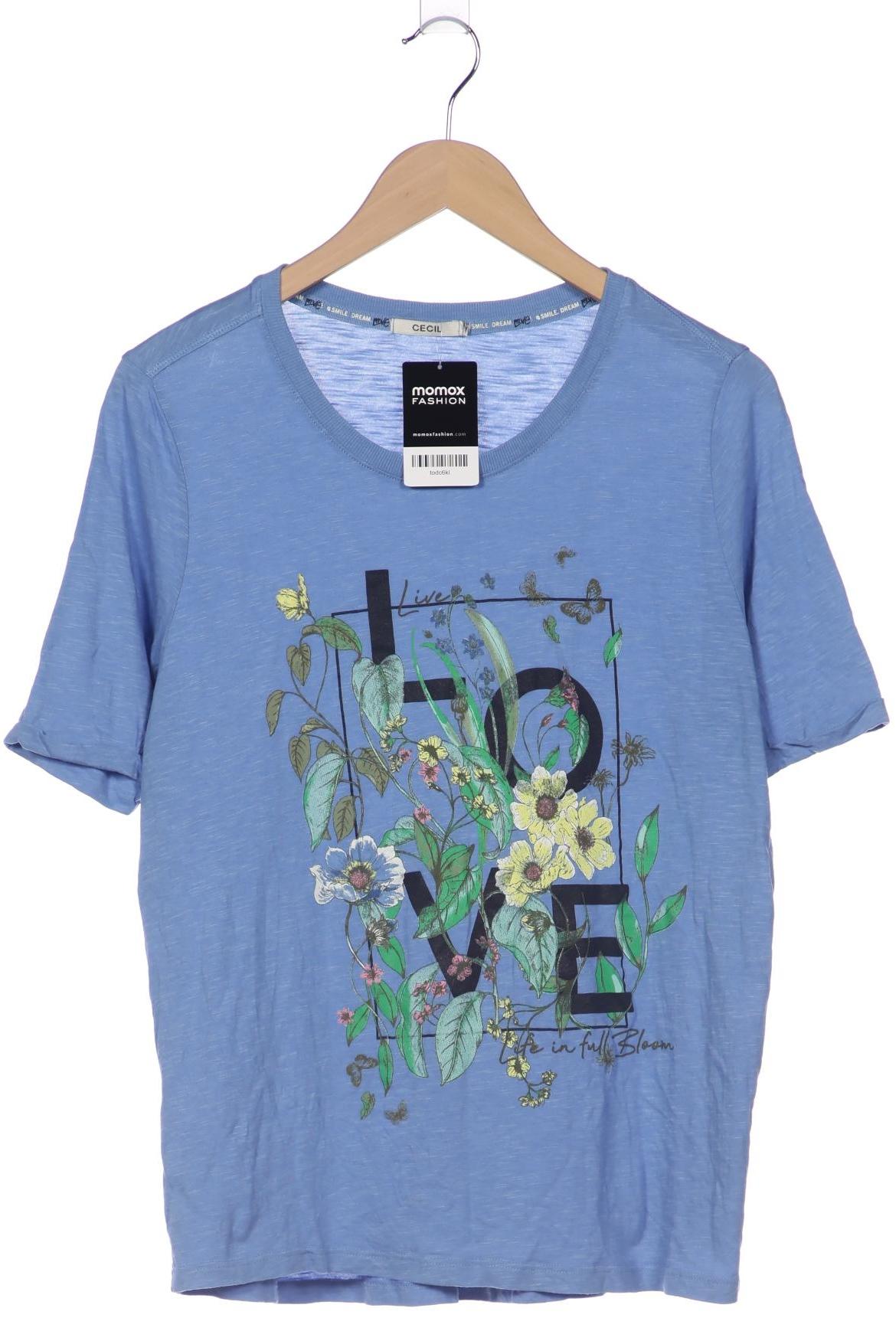 

Cecil Damen T-Shirt, blau, Gr. 42
