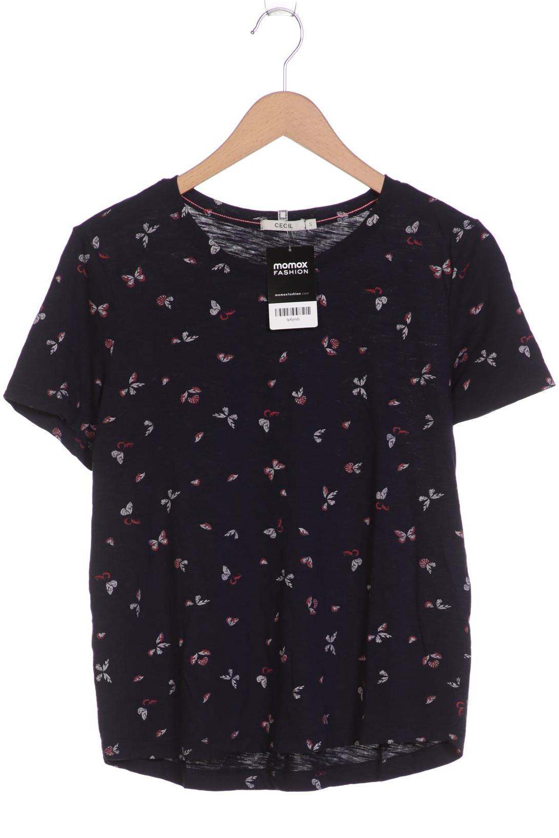 

CECIL Damen T-Shirt, marineblau