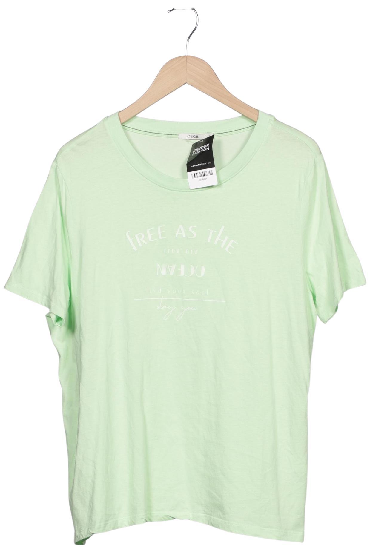 

Cecil Damen T-Shirt, hellgrün, Gr. 44