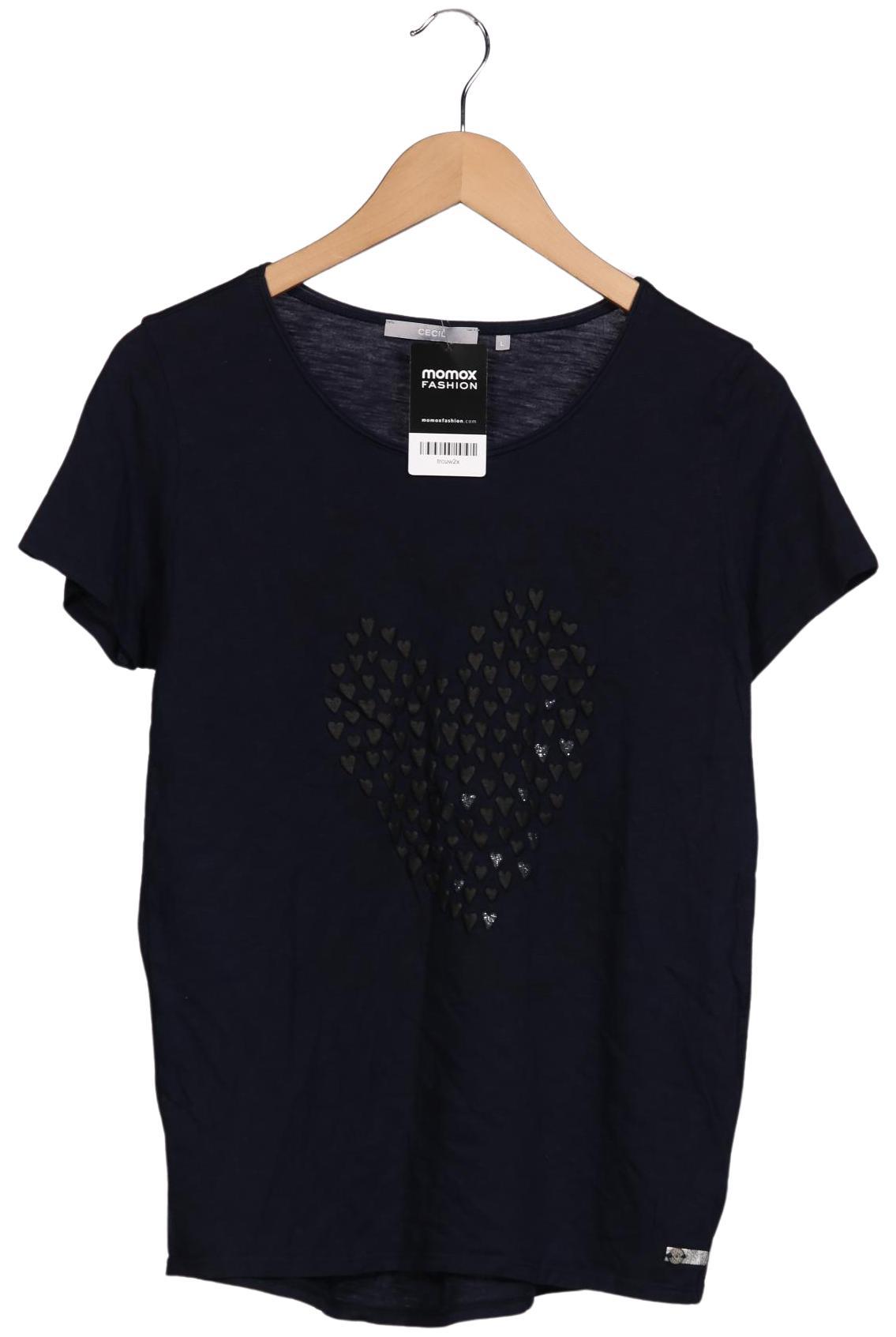 

Cecil Damen T-Shirt, marineblau, Gr. 42