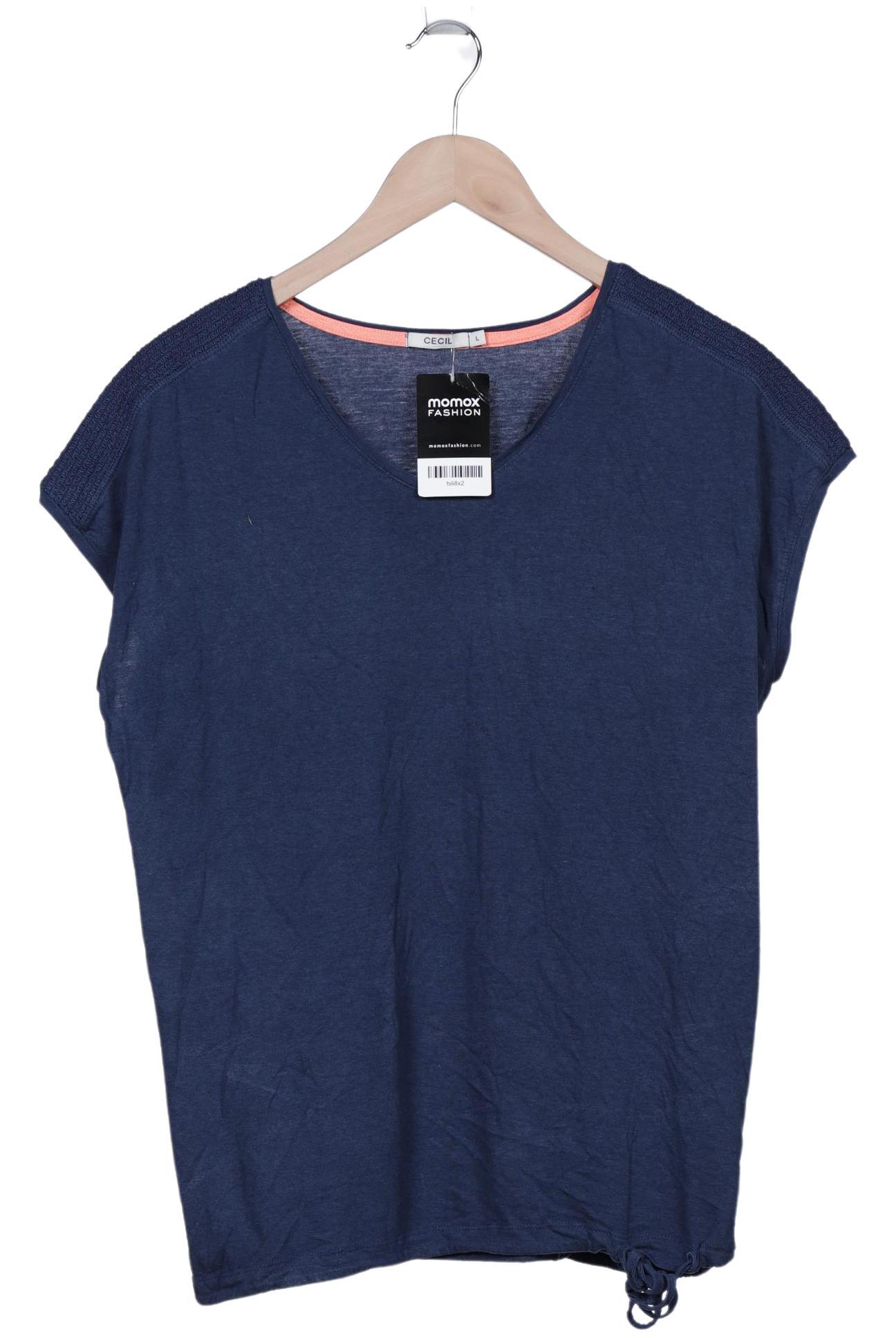 

Cecil Damen T-Shirt, marineblau, Gr. 42