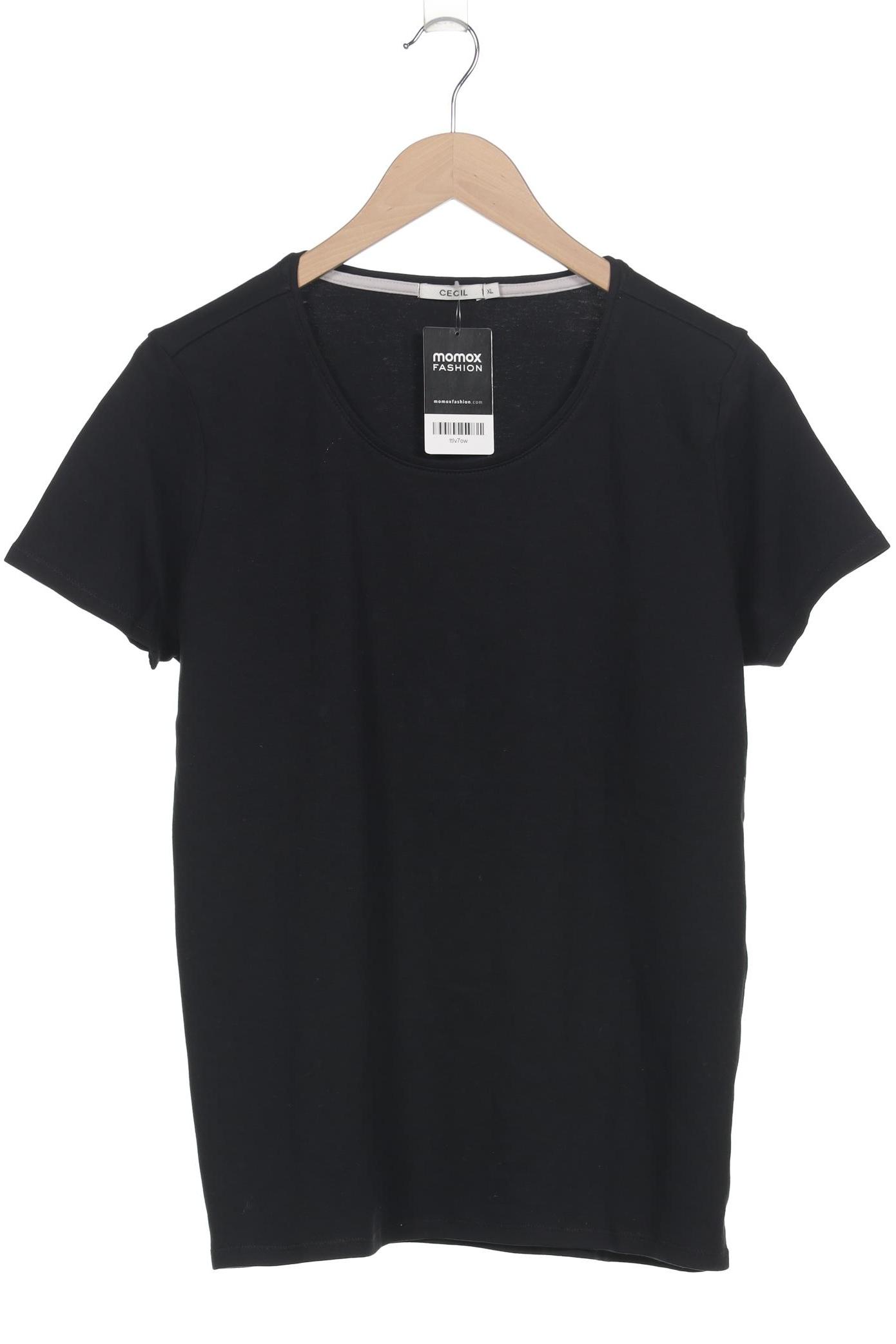 

Cecil Damen T-Shirt, schwarz, Gr. 44