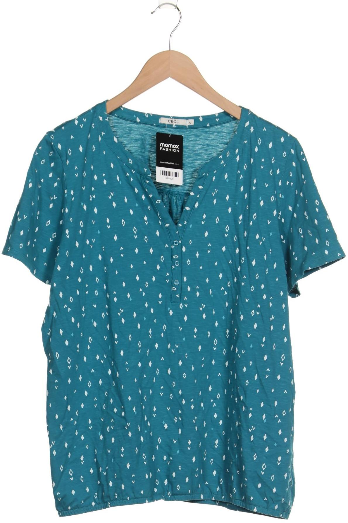 

Cecil Damen T-Shirt, blau, Gr. 44