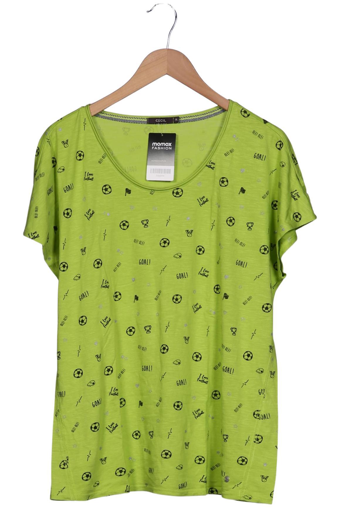 

Cecil Damen T-Shirt, hellgrün, Gr. 44