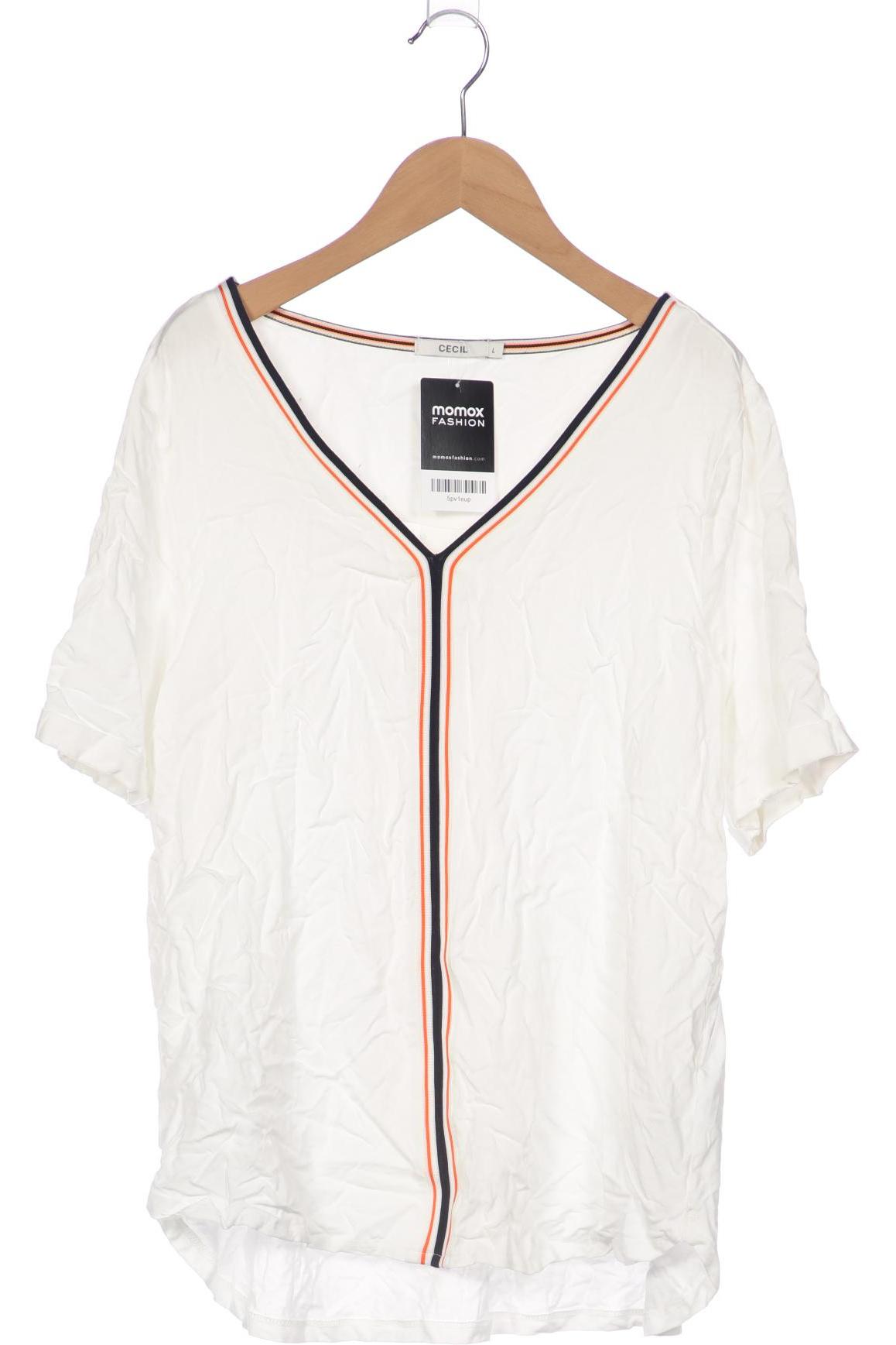 

Cecil Damen T-Shirt, weiß, Gr. 42