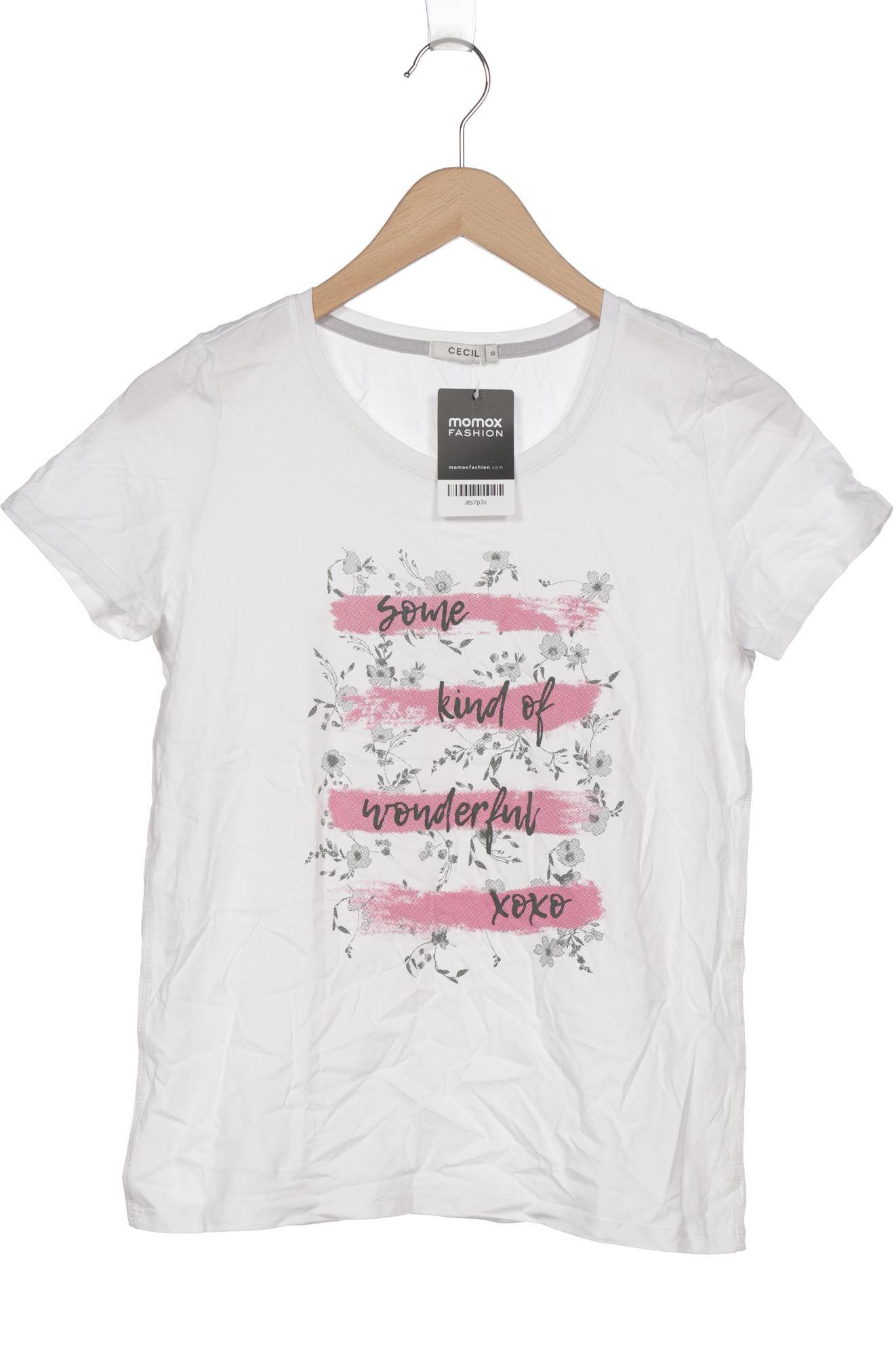 

CECIL Damen T-Shirt, weiß