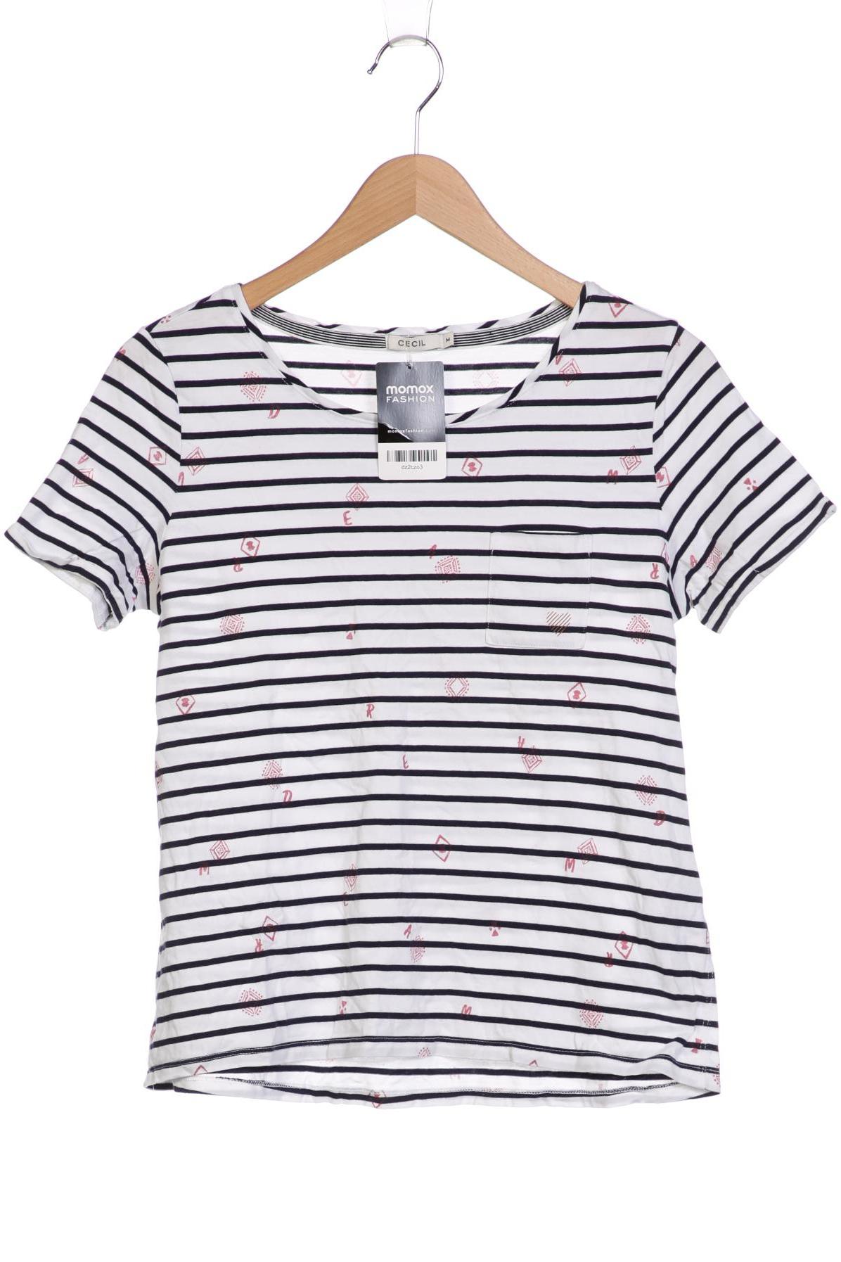 

Cecil Damen T-Shirt, weiß, Gr. 38