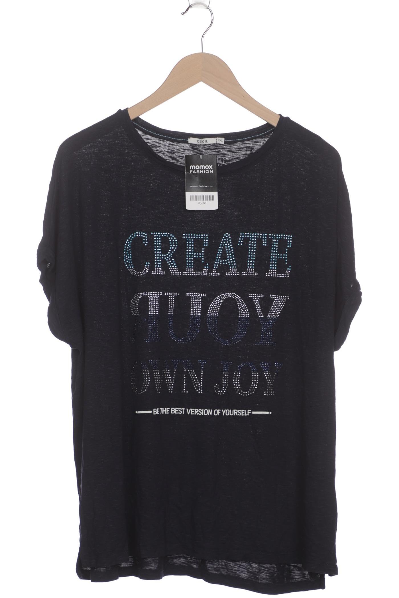 

Cecil Damen T-Shirt, marineblau, Gr. 46