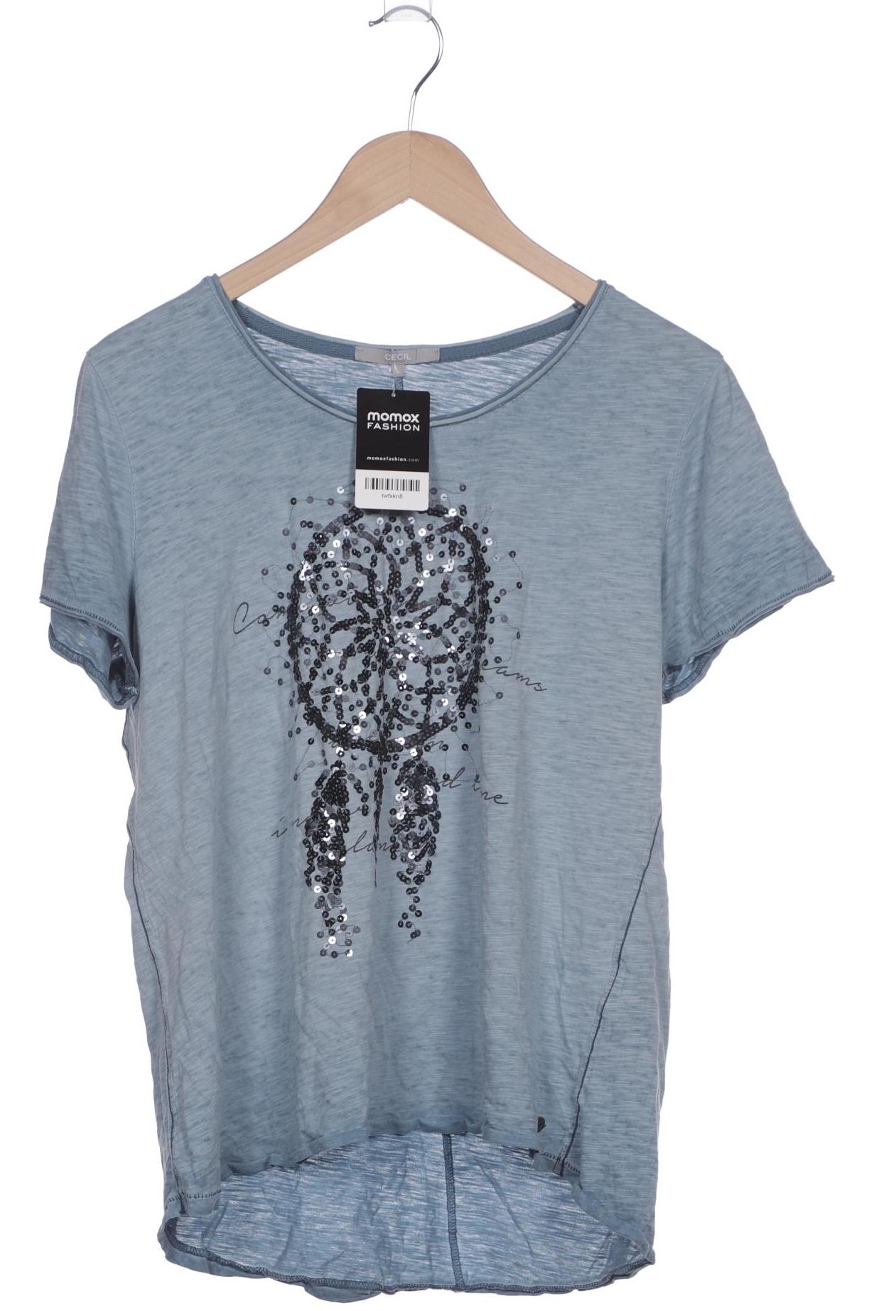 

Cecil Damen T-Shirt, blau, Gr. 42