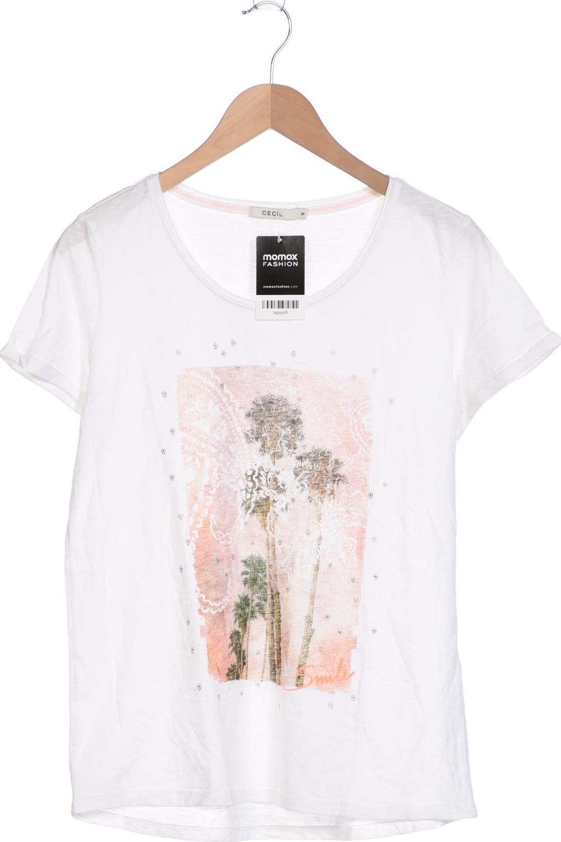 

Cecil Damen T-Shirt, weiß, Gr. 38
