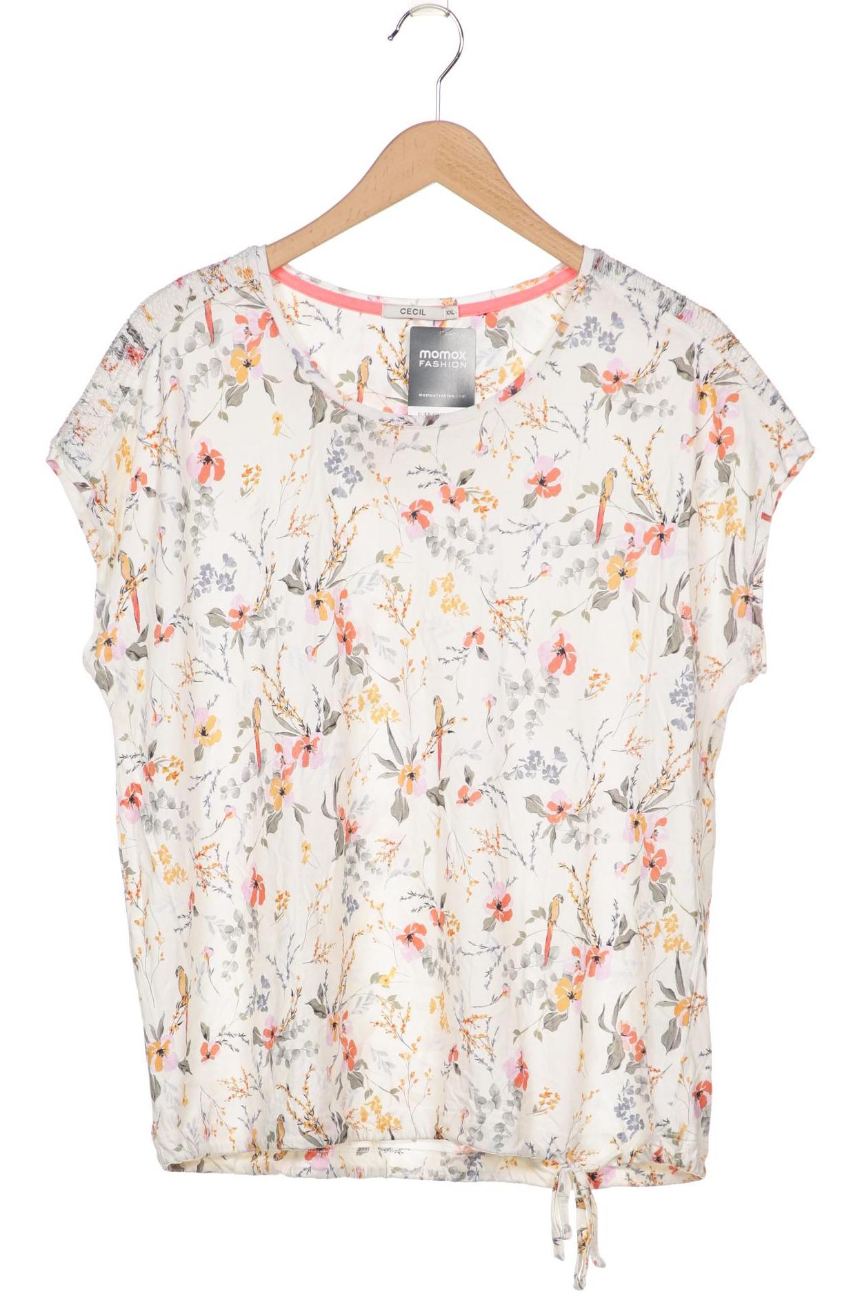 

Cecil Damen T-Shirt, cremeweiß, Gr. 46