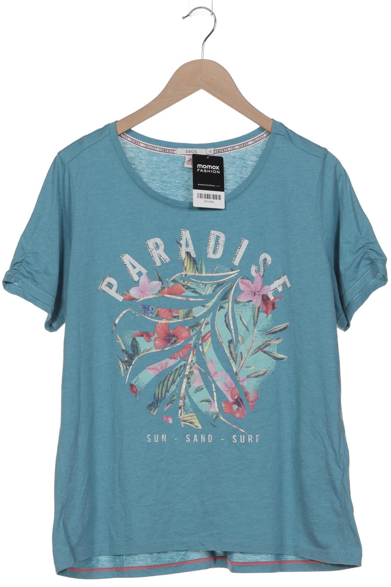 

Cecil Damen T-Shirt, hellblau, Gr. 44