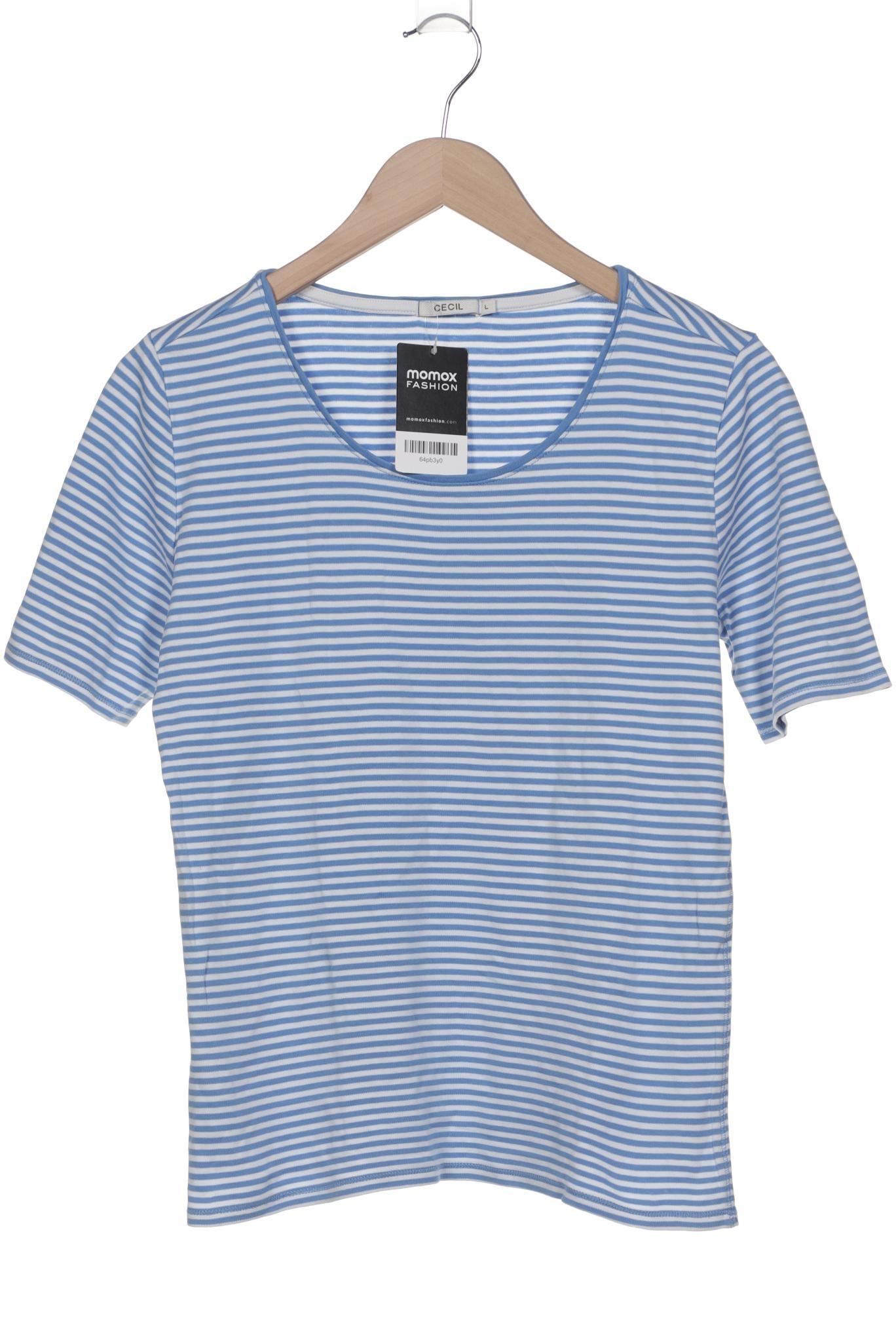 

Cecil Damen T-Shirt, blau, Gr. 42