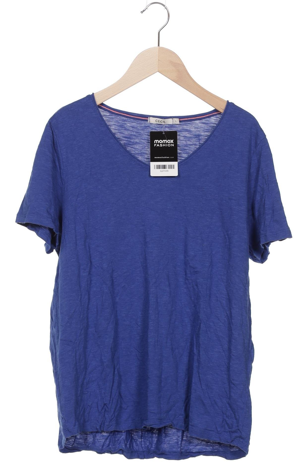 

Cecil Damen T-Shirt, blau, Gr. 42