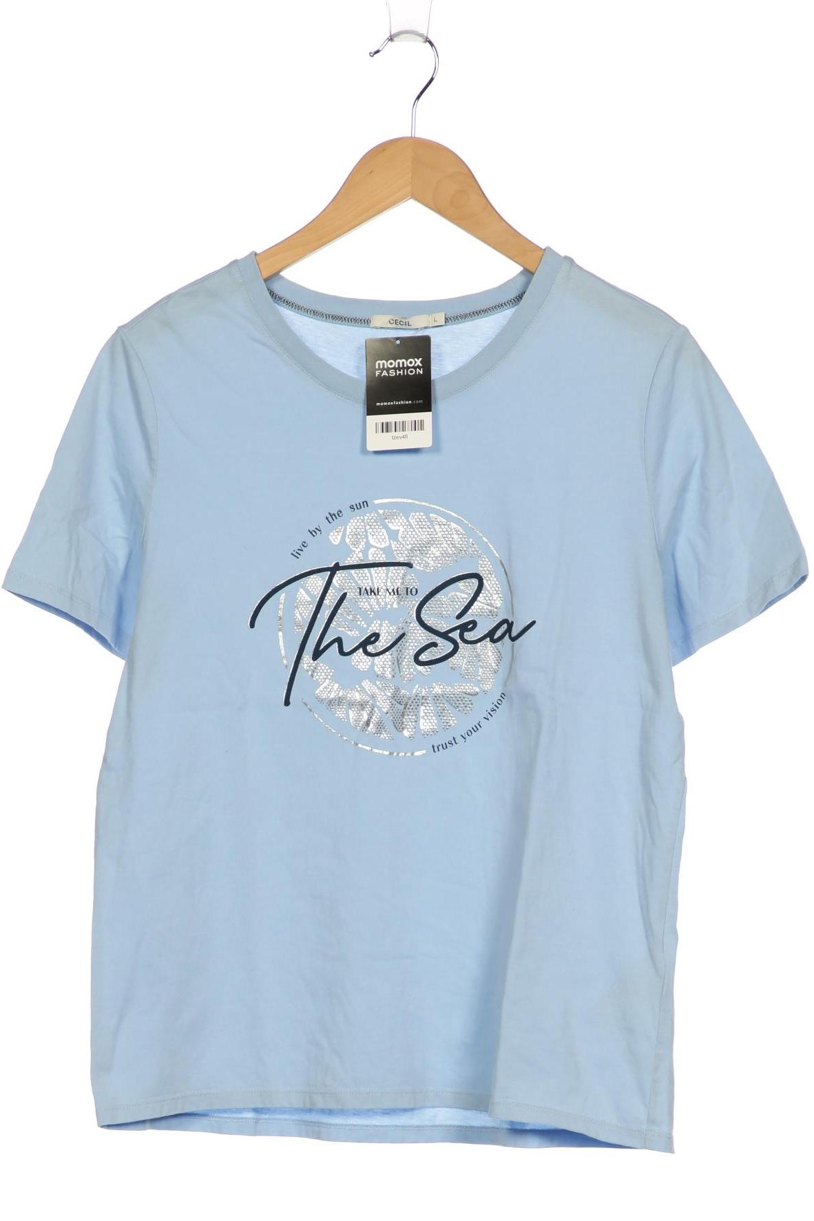 

Cecil Damen T-Shirt, hellblau, Gr. 42