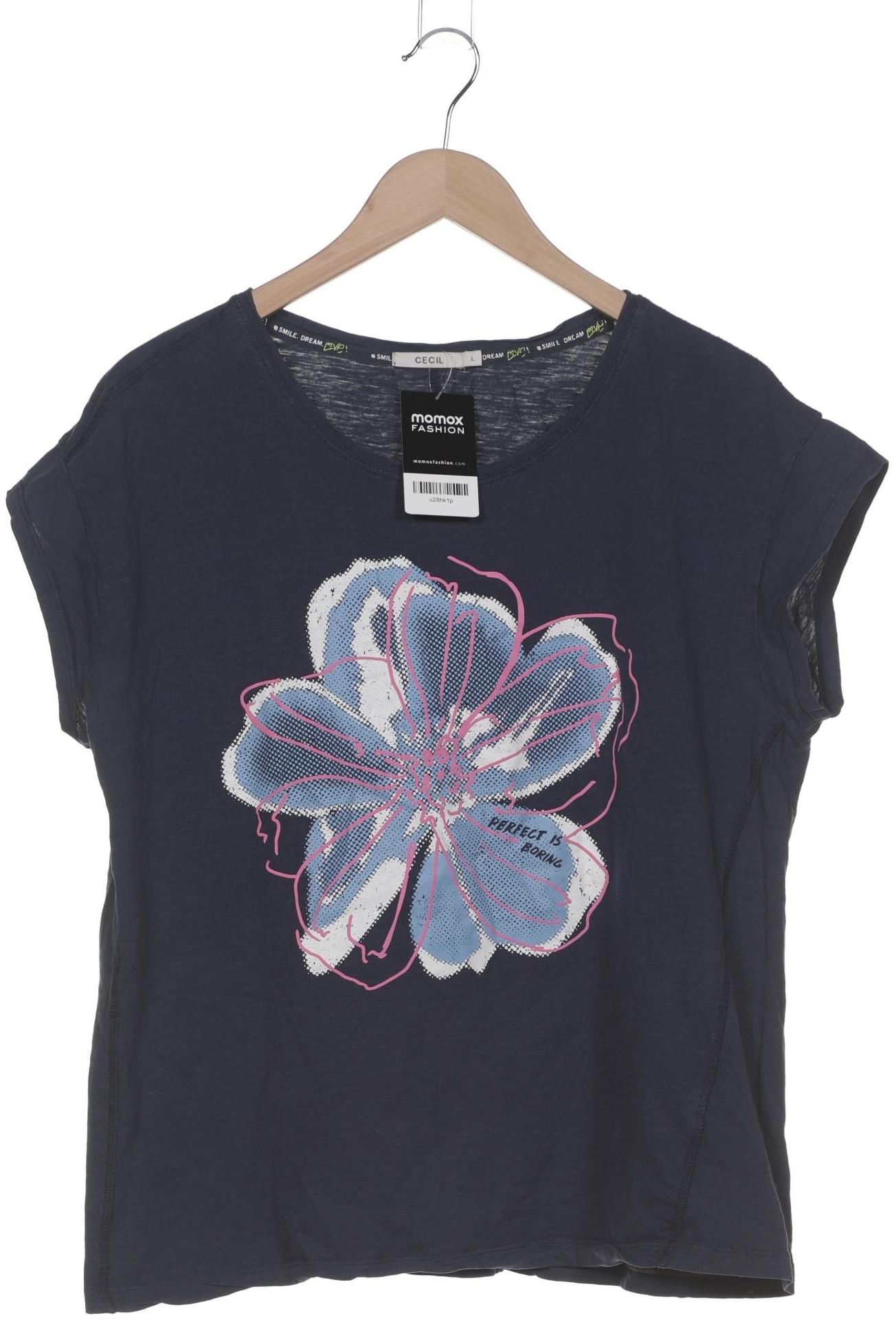 

Cecil Damen T-Shirt, marineblau, Gr. 42