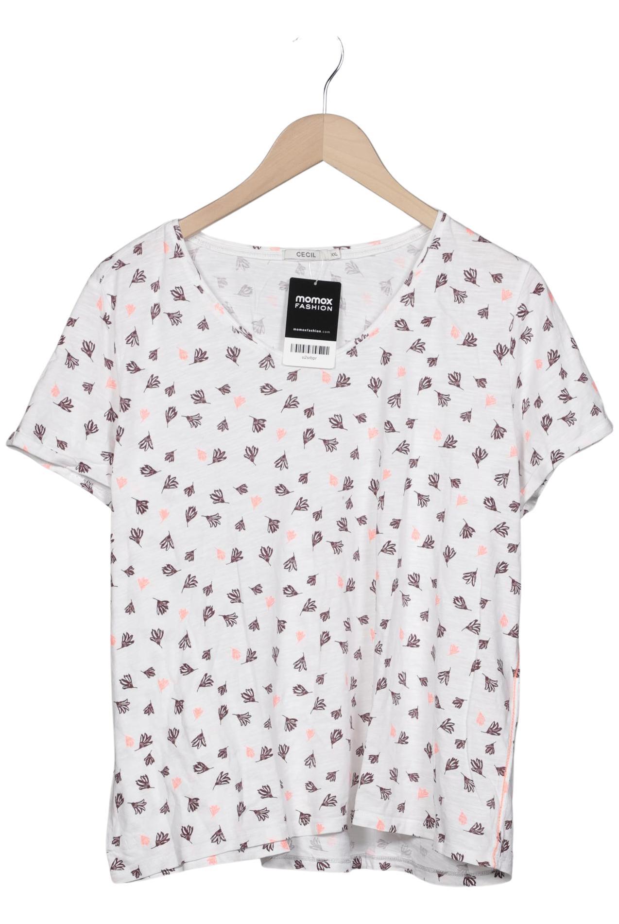 

Cecil Damen T-Shirt, weiß, Gr. 46