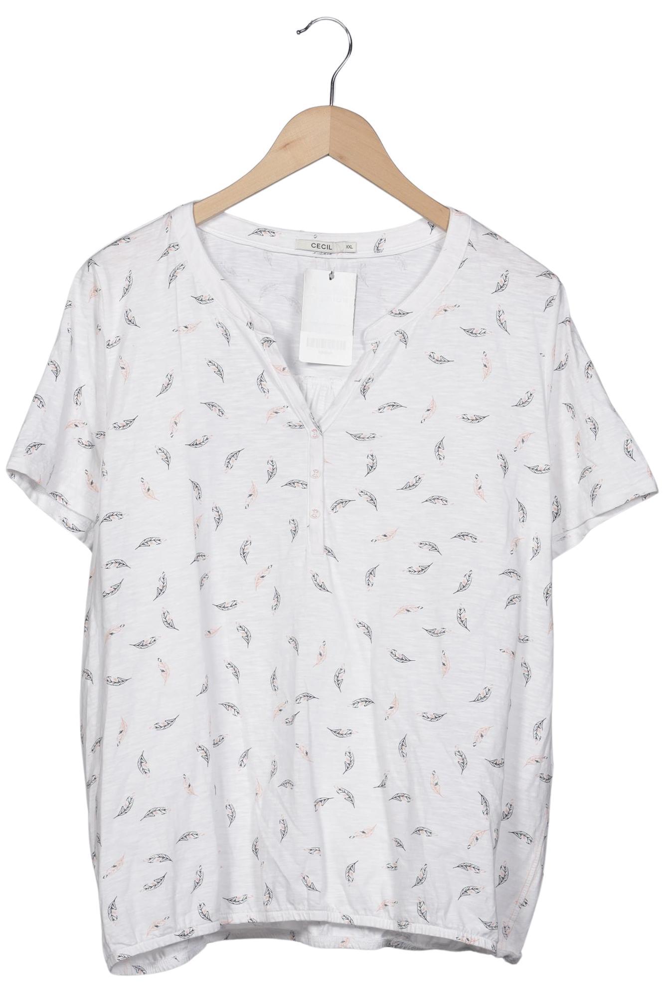 

Cecil Damen T-Shirt, weiß, Gr. 46