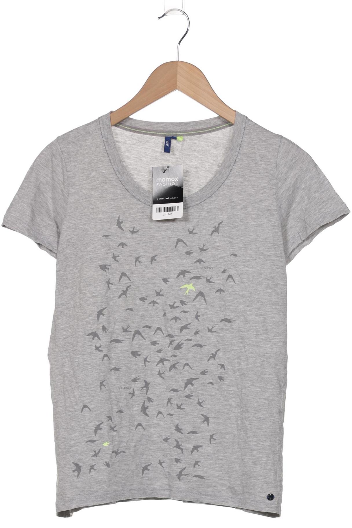 

Cecil Damen T-Shirt, grau, Gr. 36