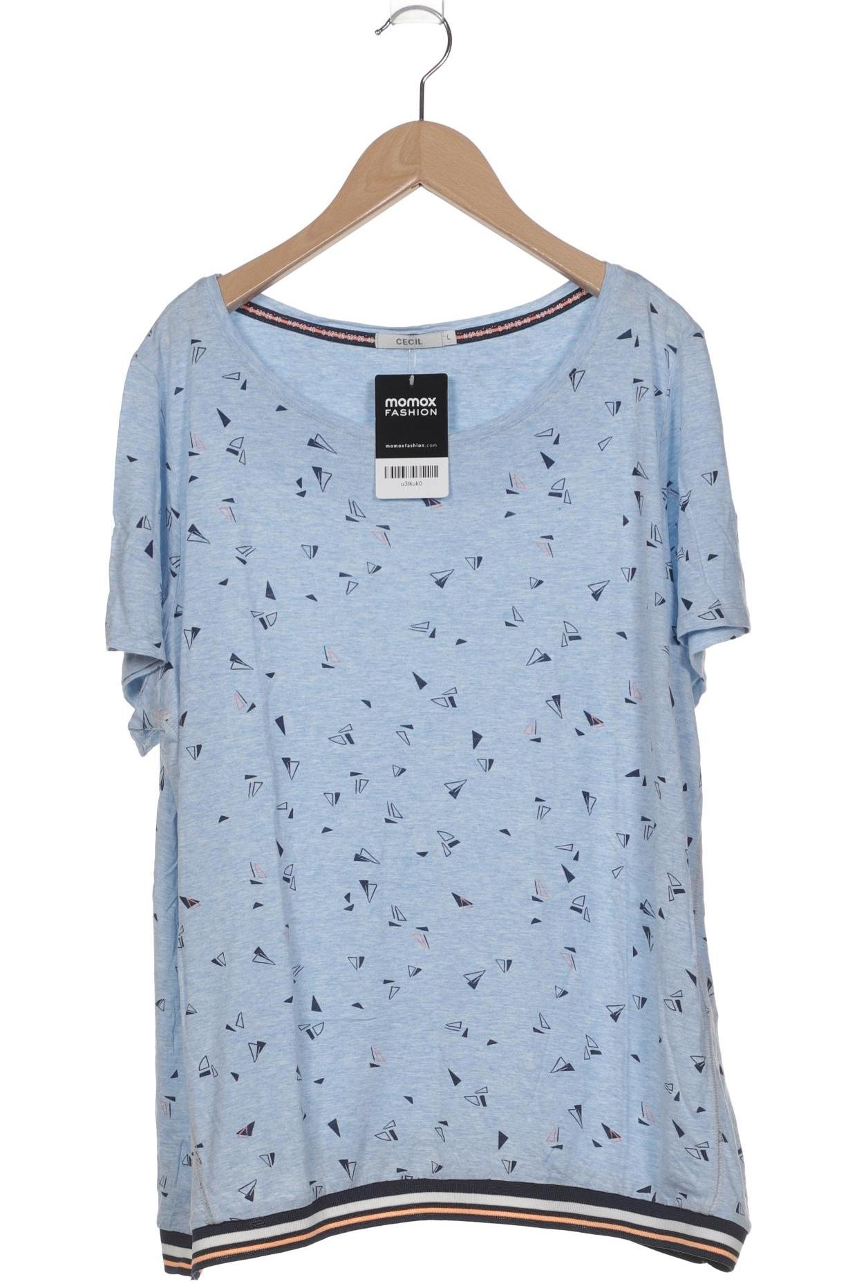 

Cecil Damen T-Shirt, blau, Gr. 42