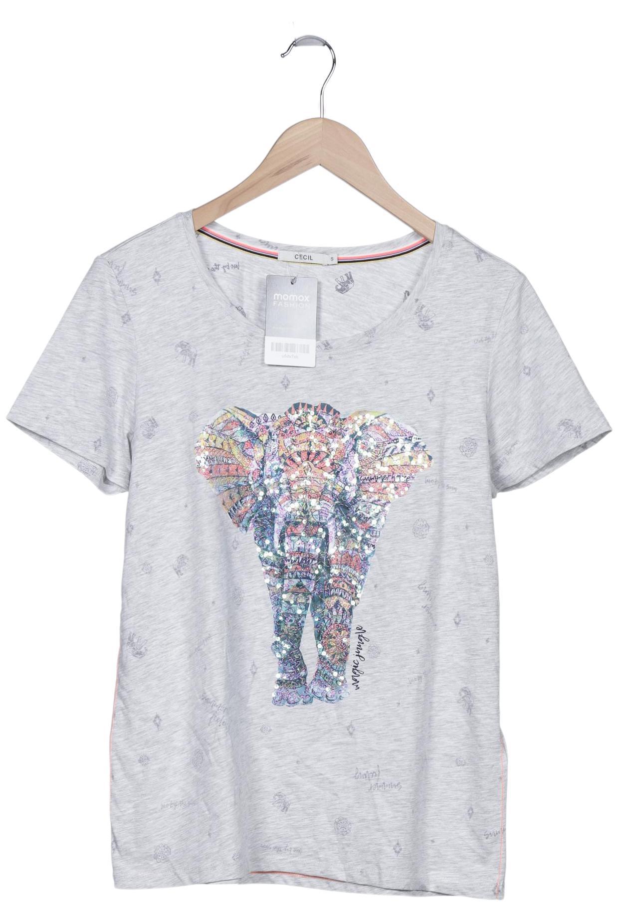 

Cecil Damen T-Shirt, grau, Gr. 36