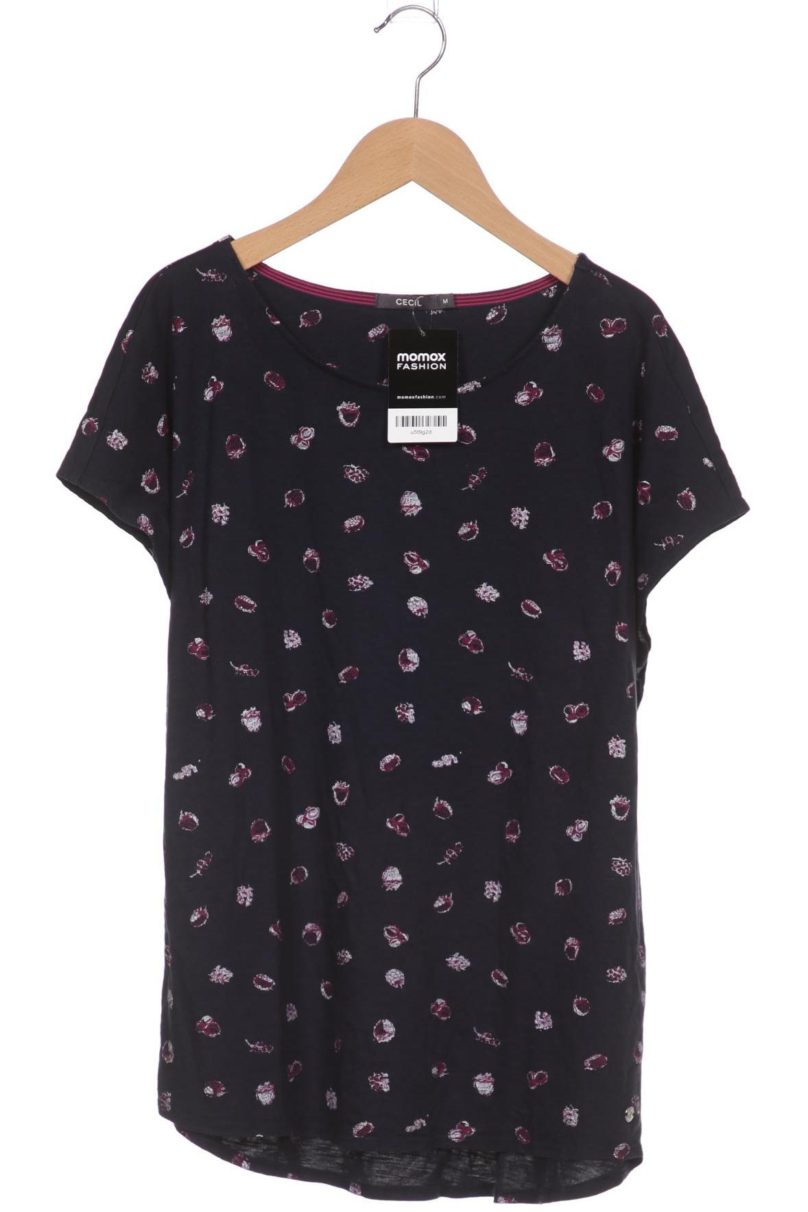 

CECIL Damen T-Shirt, marineblau