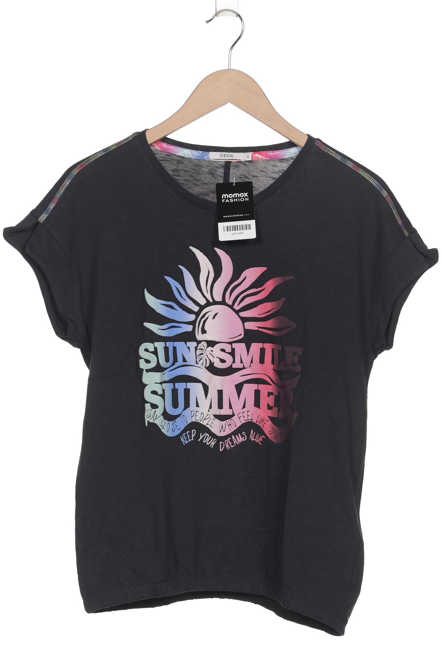 

Cecil Damen T-Shirt, grau, Gr. 36