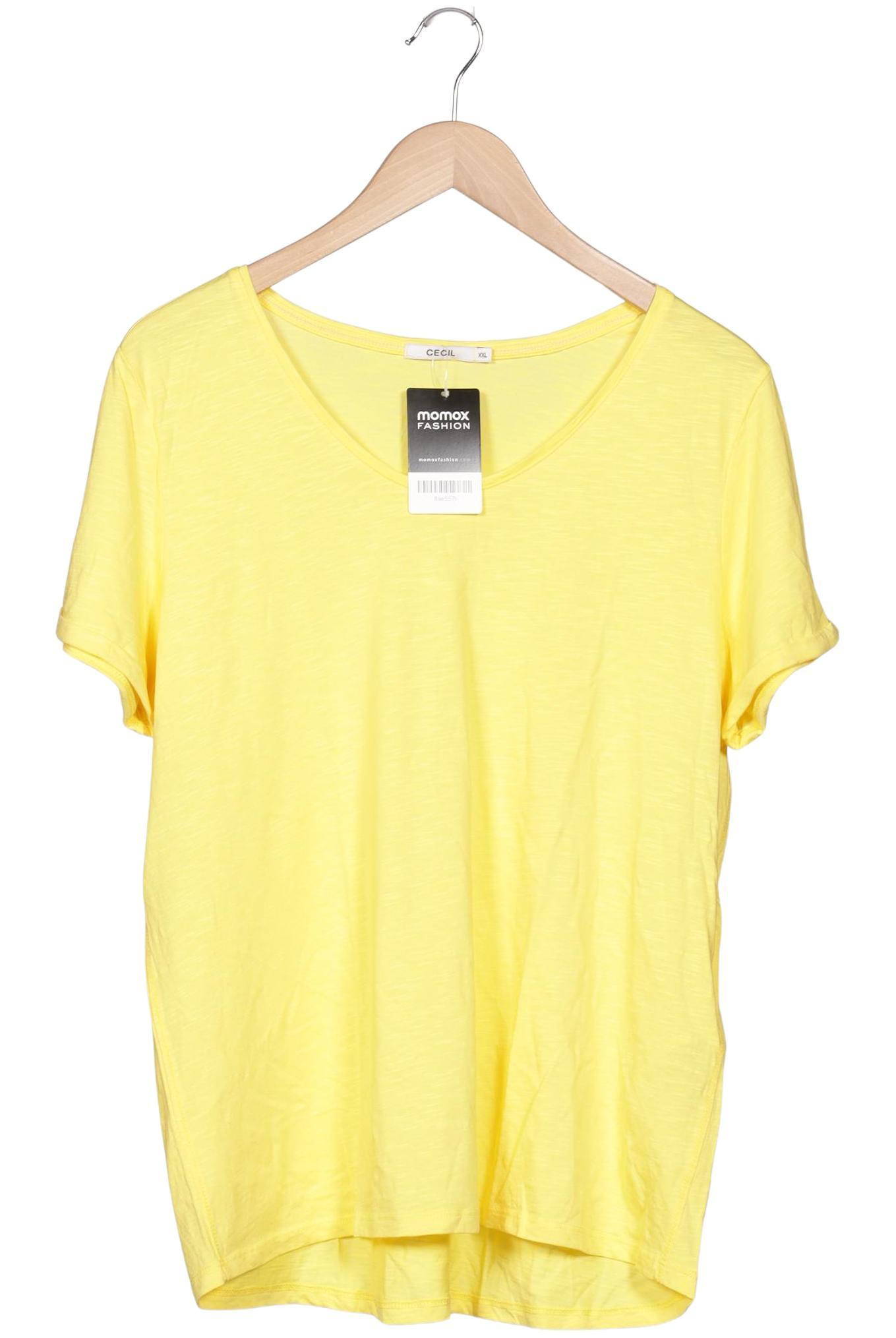 

Cecil Damen T-Shirt, gelb, Gr. 46