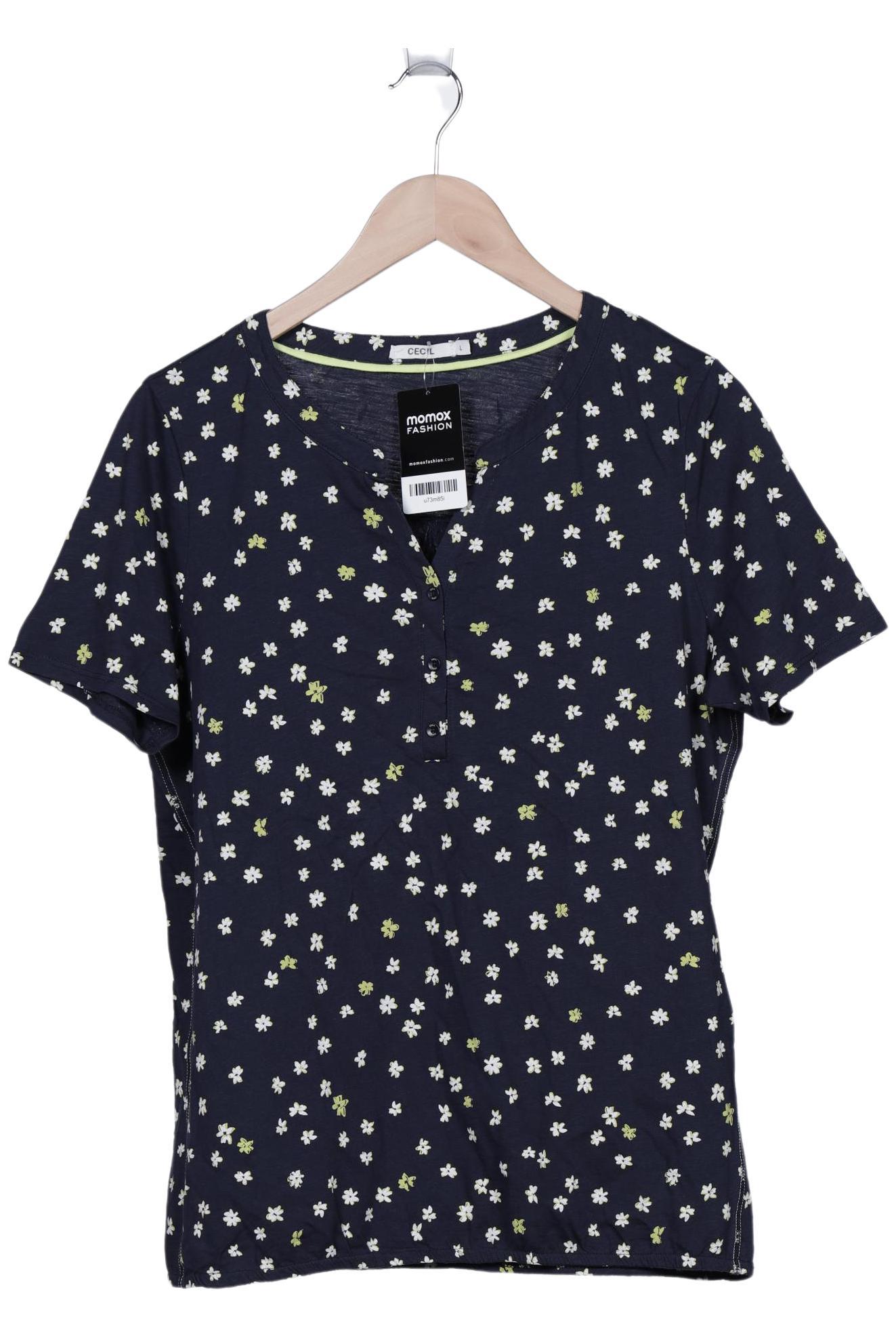 

Cecil Damen T-Shirt, marineblau, Gr. 42