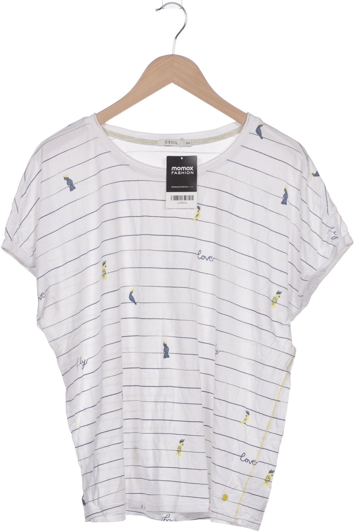 

Cecil Damen T-Shirt, weiß, Gr. 46