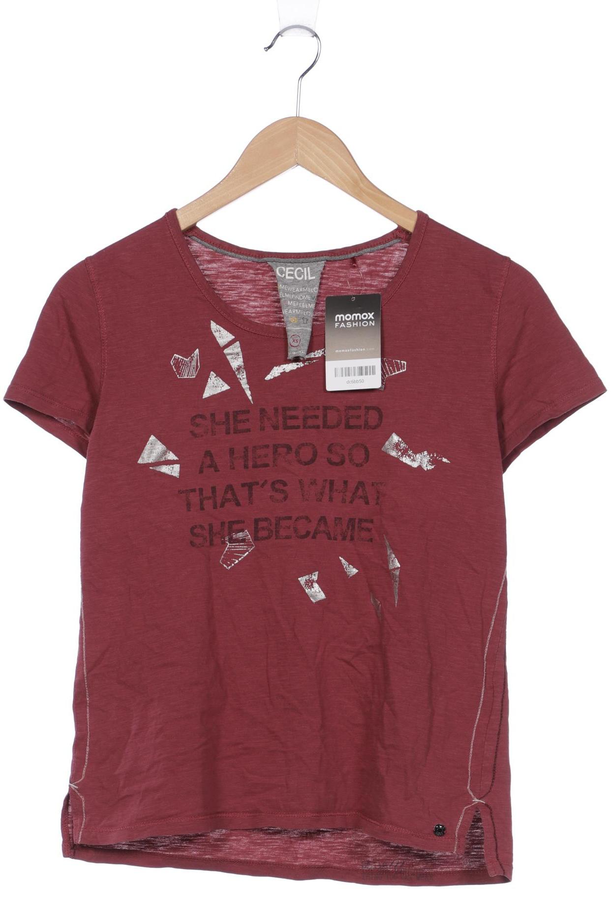 

CECIL Damen T-Shirt, bordeaux