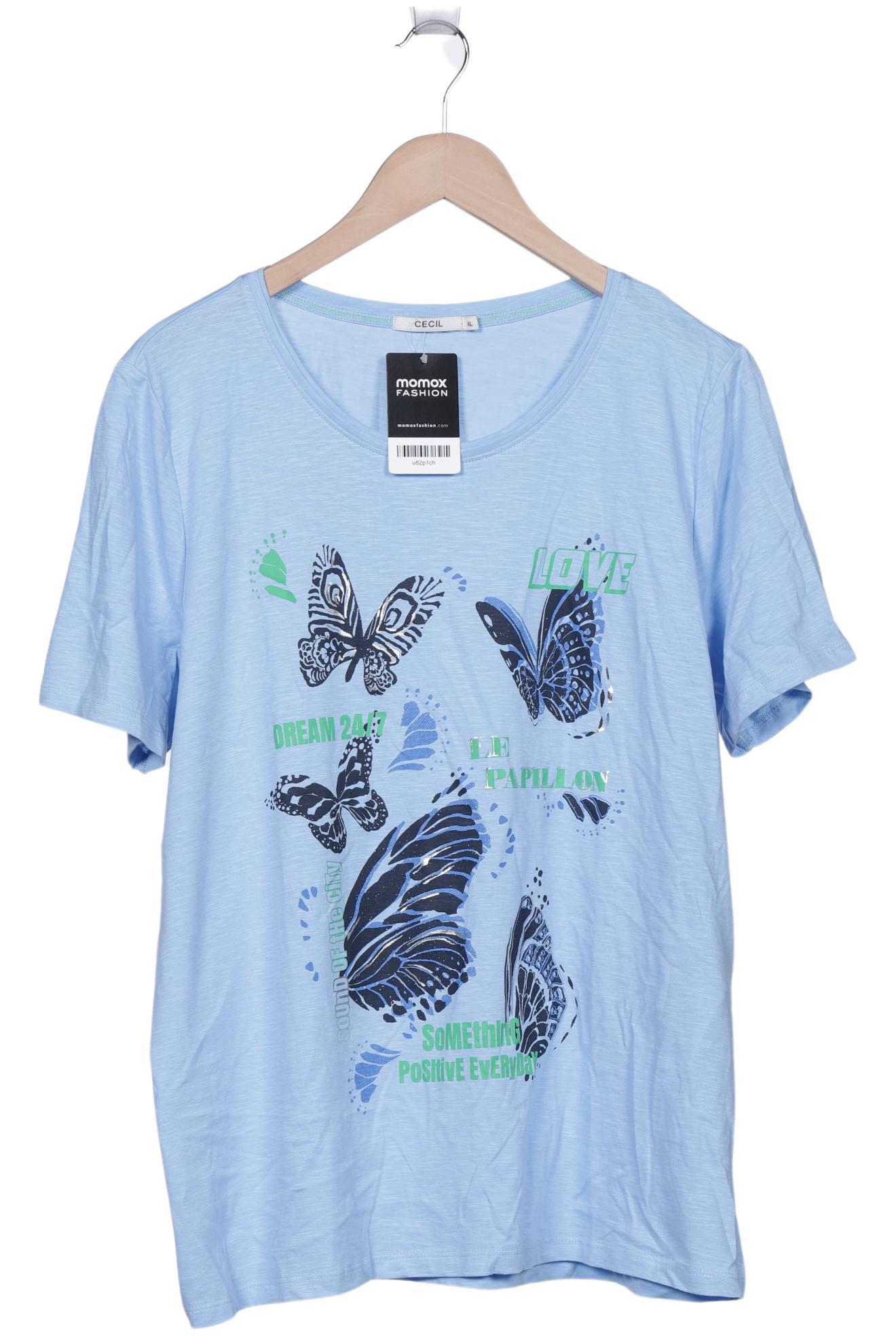 

Cecil Damen T-Shirt, blau, Gr. 44