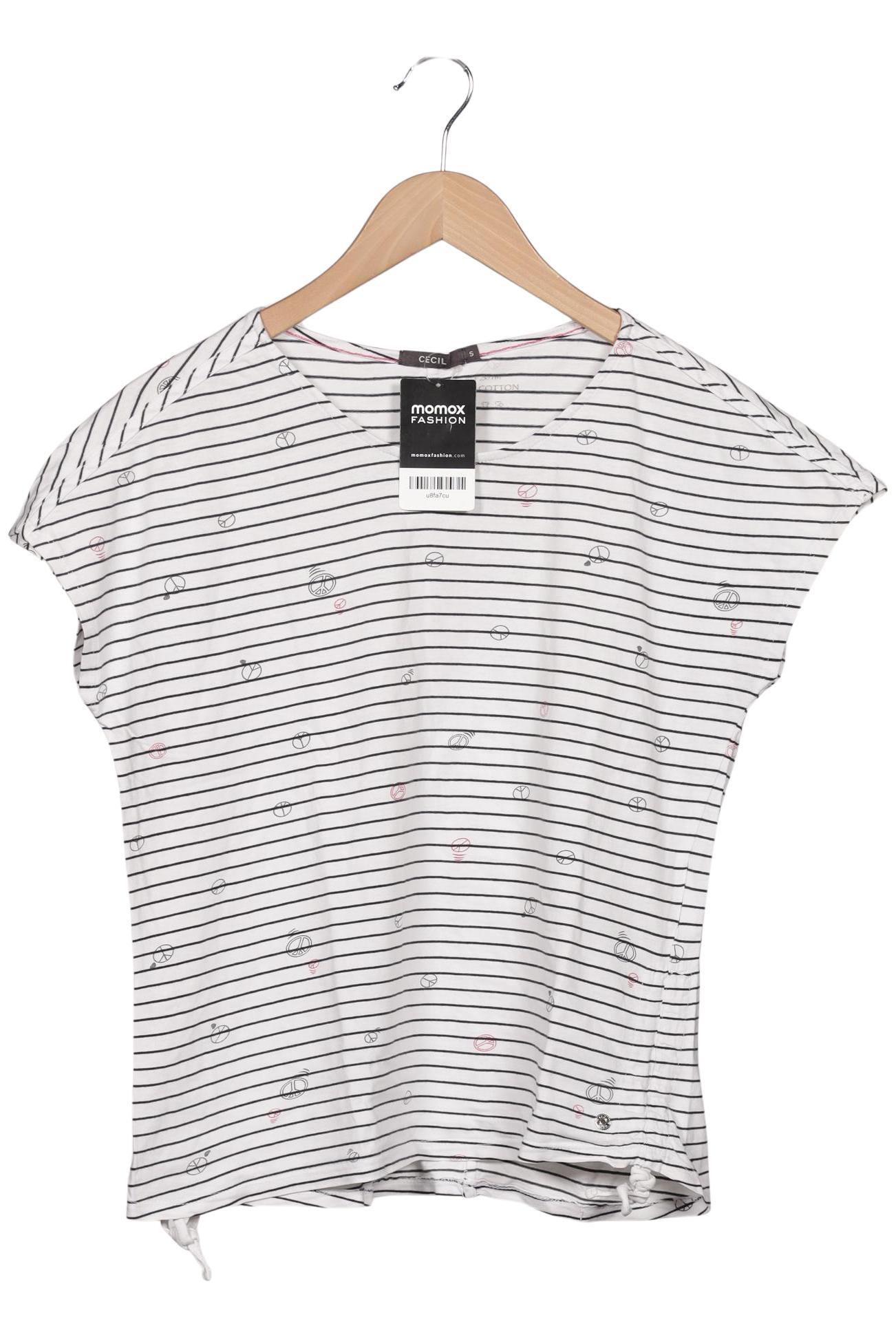 

Cecil Damen T-Shirt, weiß, Gr. 36