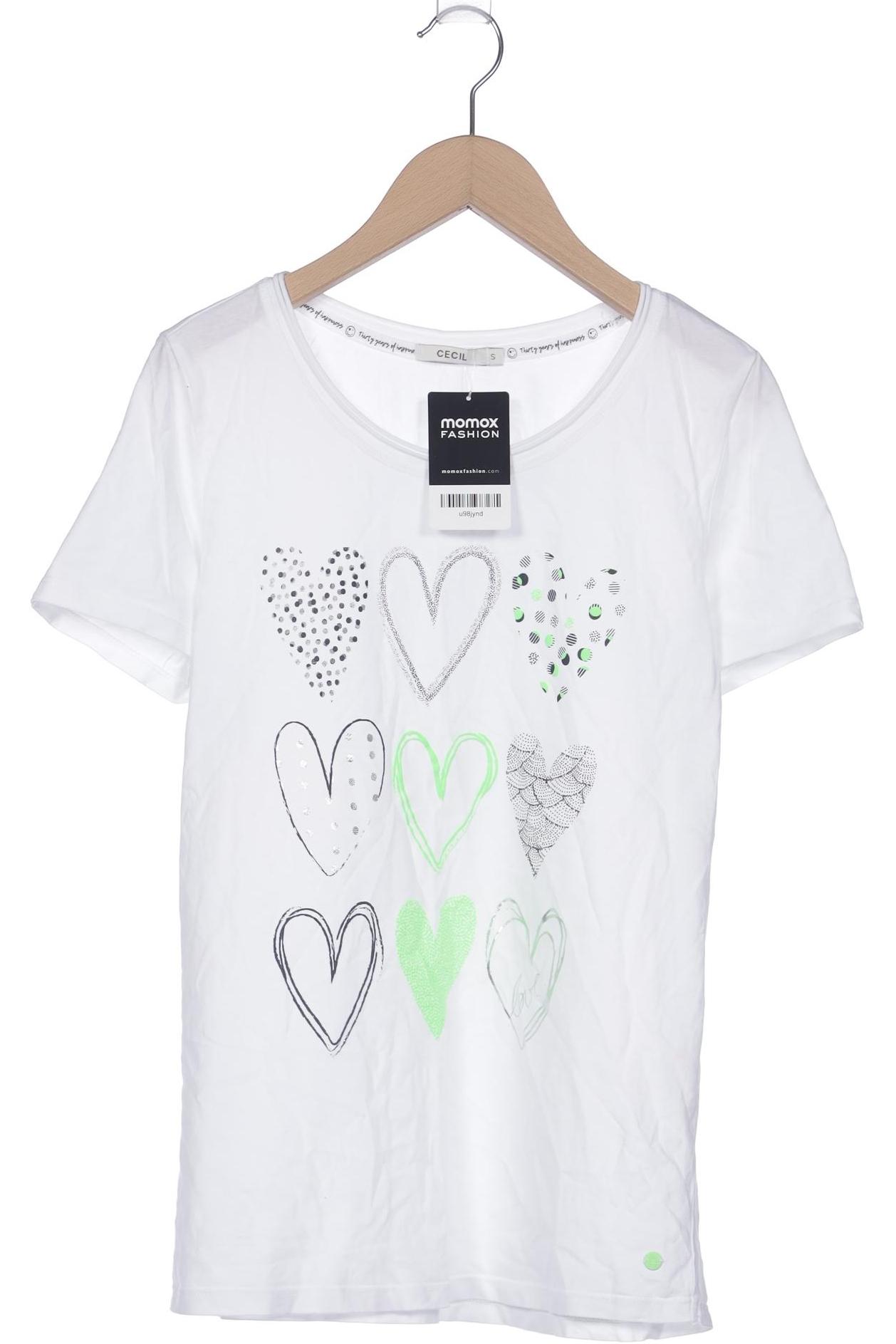 

Cecil Damen T-Shirt, weiß, Gr. 36