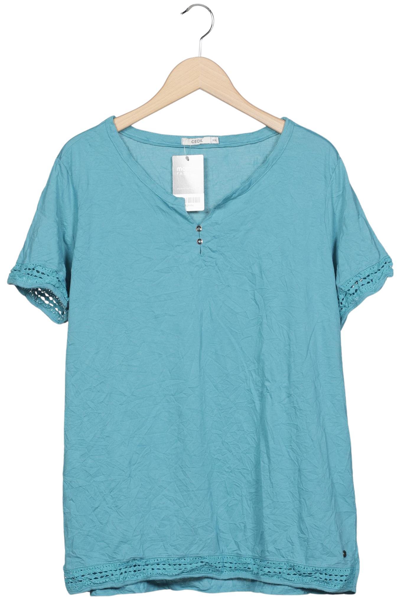 

Cecil Damen T-Shirt, türkis, Gr. 46
