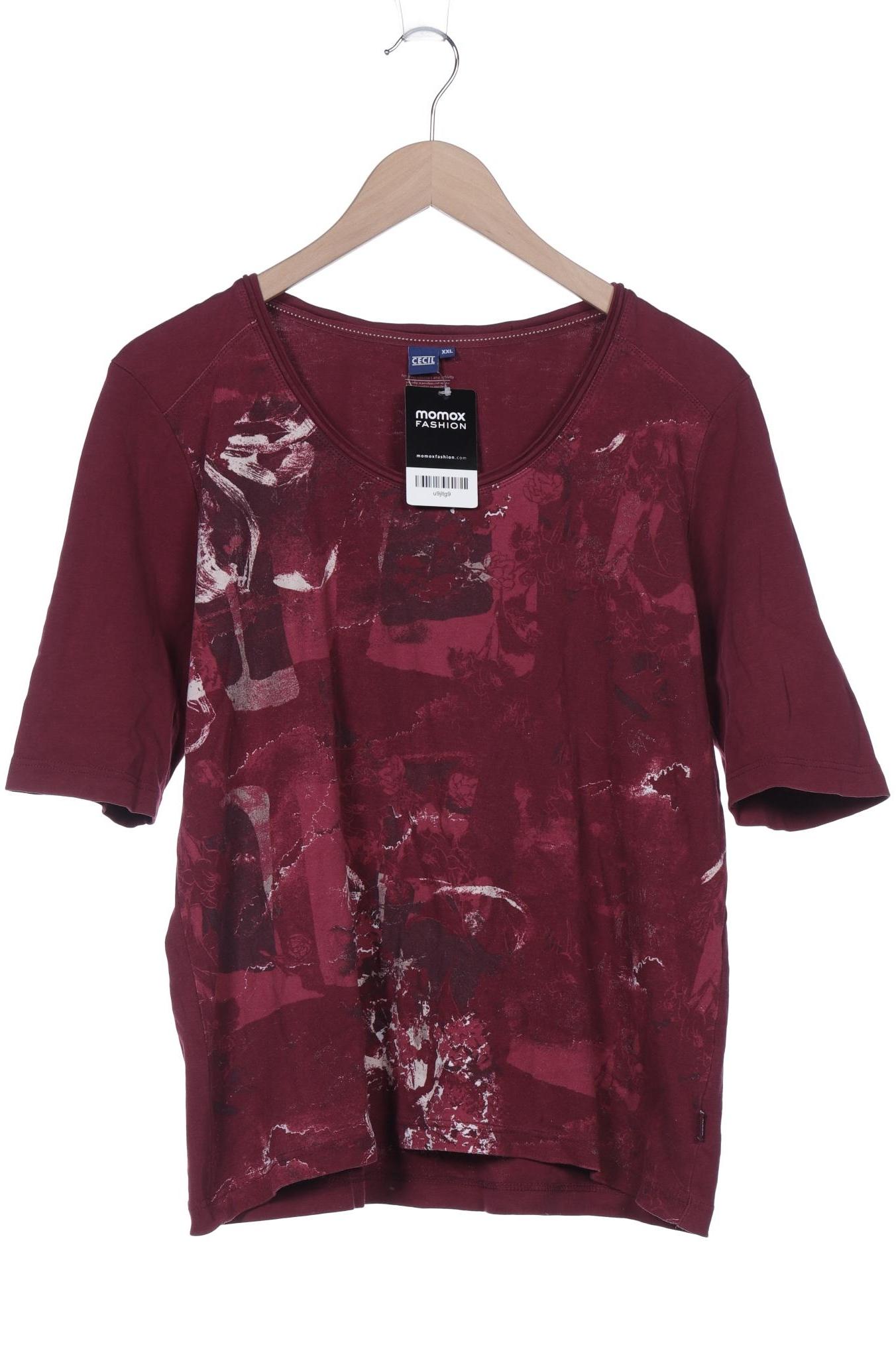 

Cecil Damen T-Shirt, bordeaux, Gr. 46