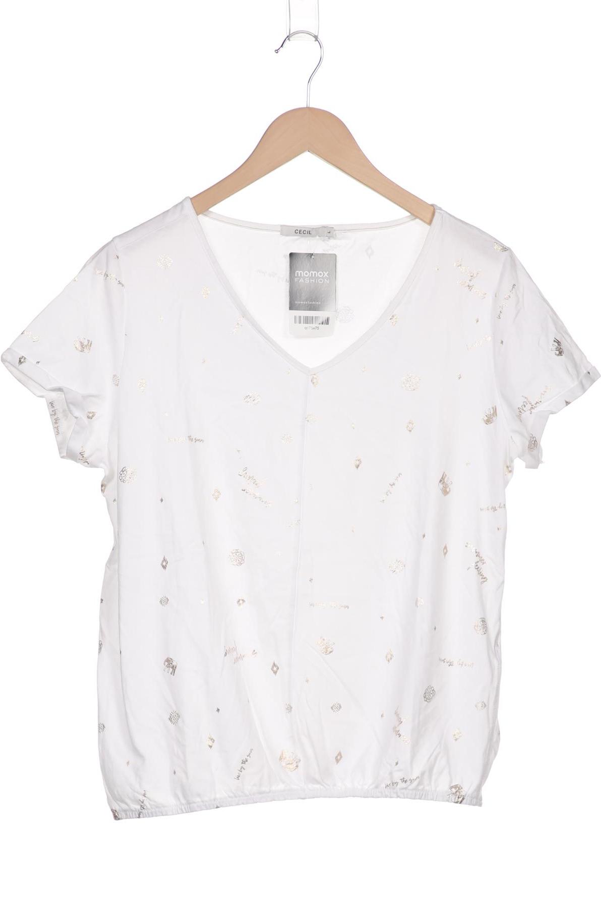 

Cecil Damen T-Shirt, weiß, Gr. 42