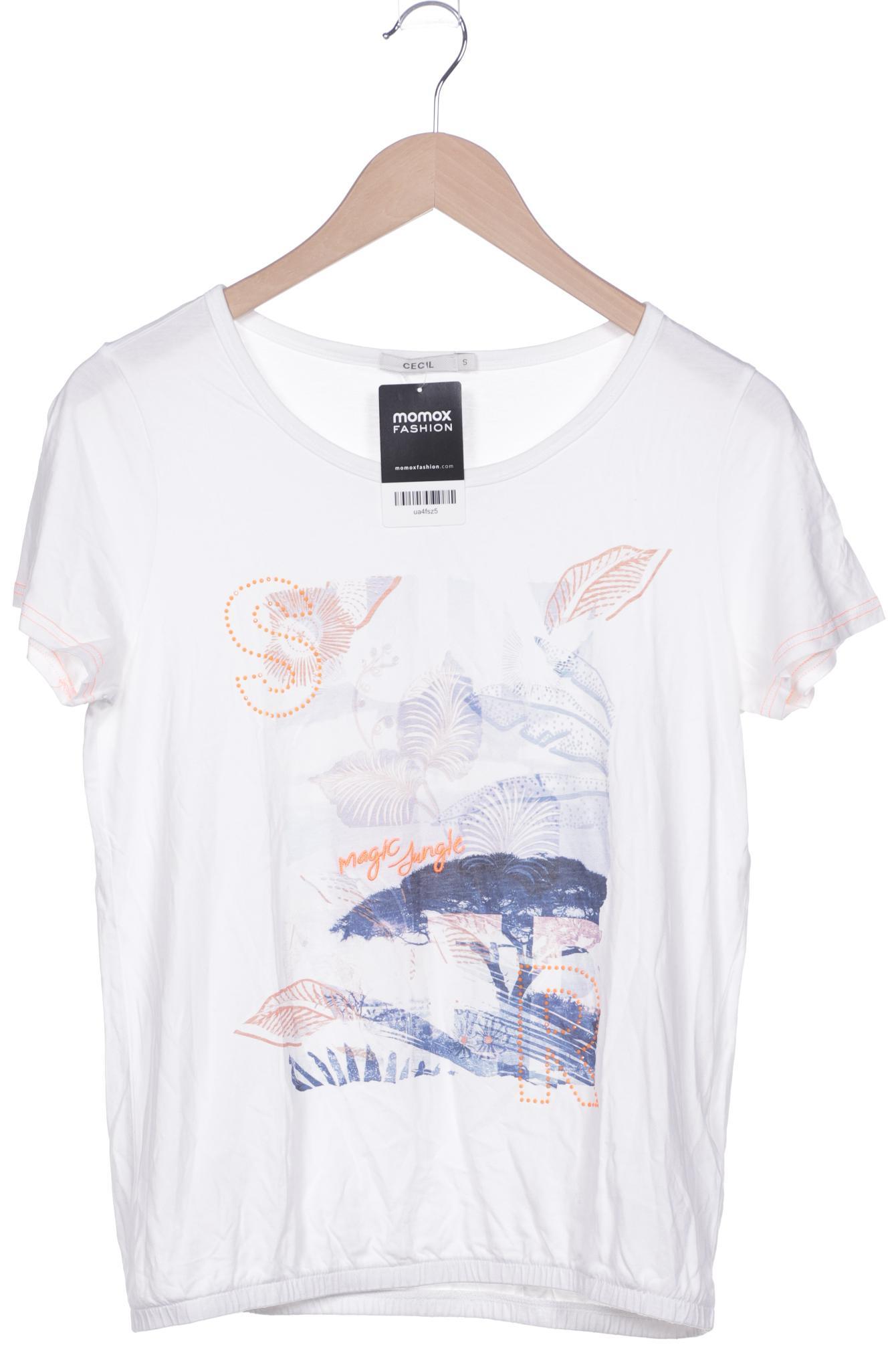 

Cecil Damen T-Shirt, weiß, Gr. 36