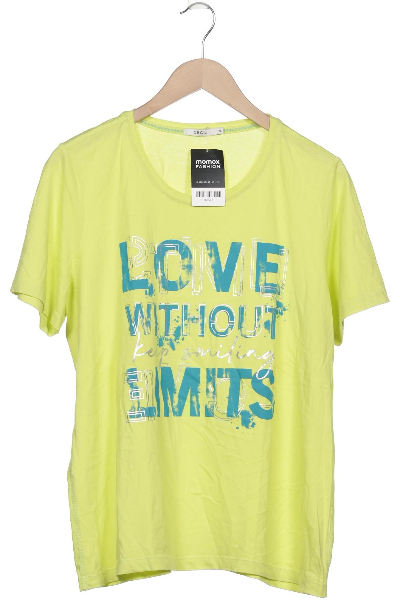 

Cecil Damen T-Shirt, hellgrün, Gr. 44